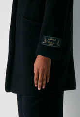 The Cocoon Coat New - Wool Cashmere - BLACK