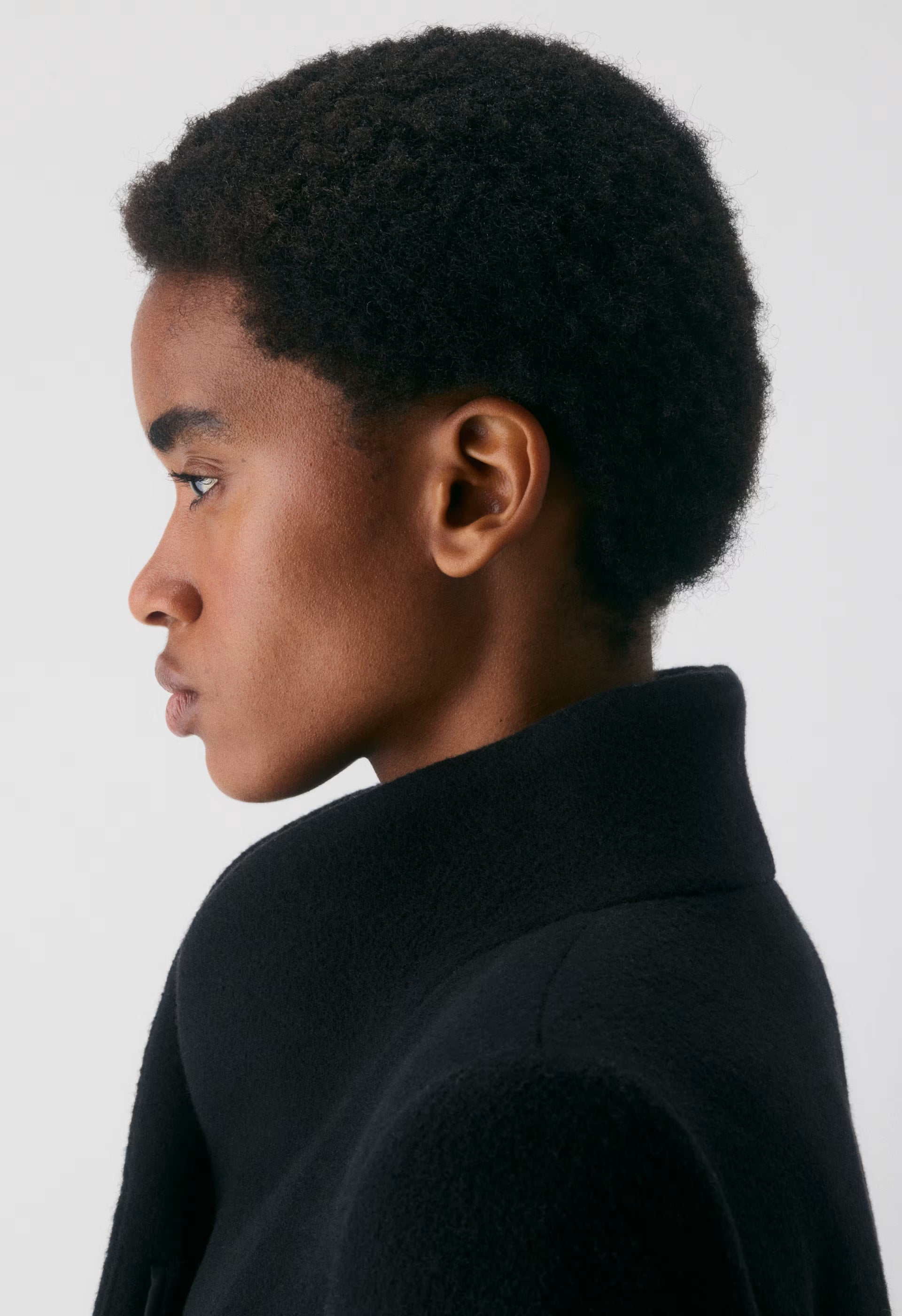 The Cocoon Coat New - Wool Cashmere - BLACK
