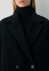 The Slouch™ Coat New - (Re)Camel Wool - BLACK