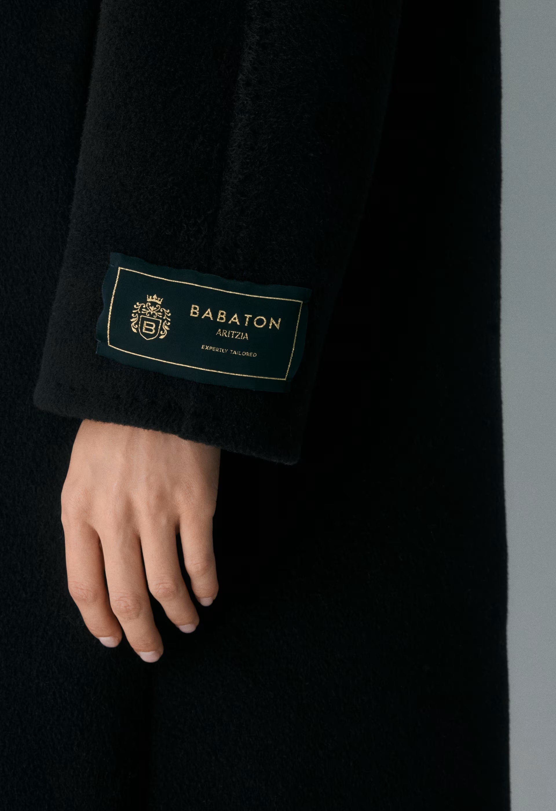 The Slouch™ Coat New - (Re)Camel Wool - BLACK