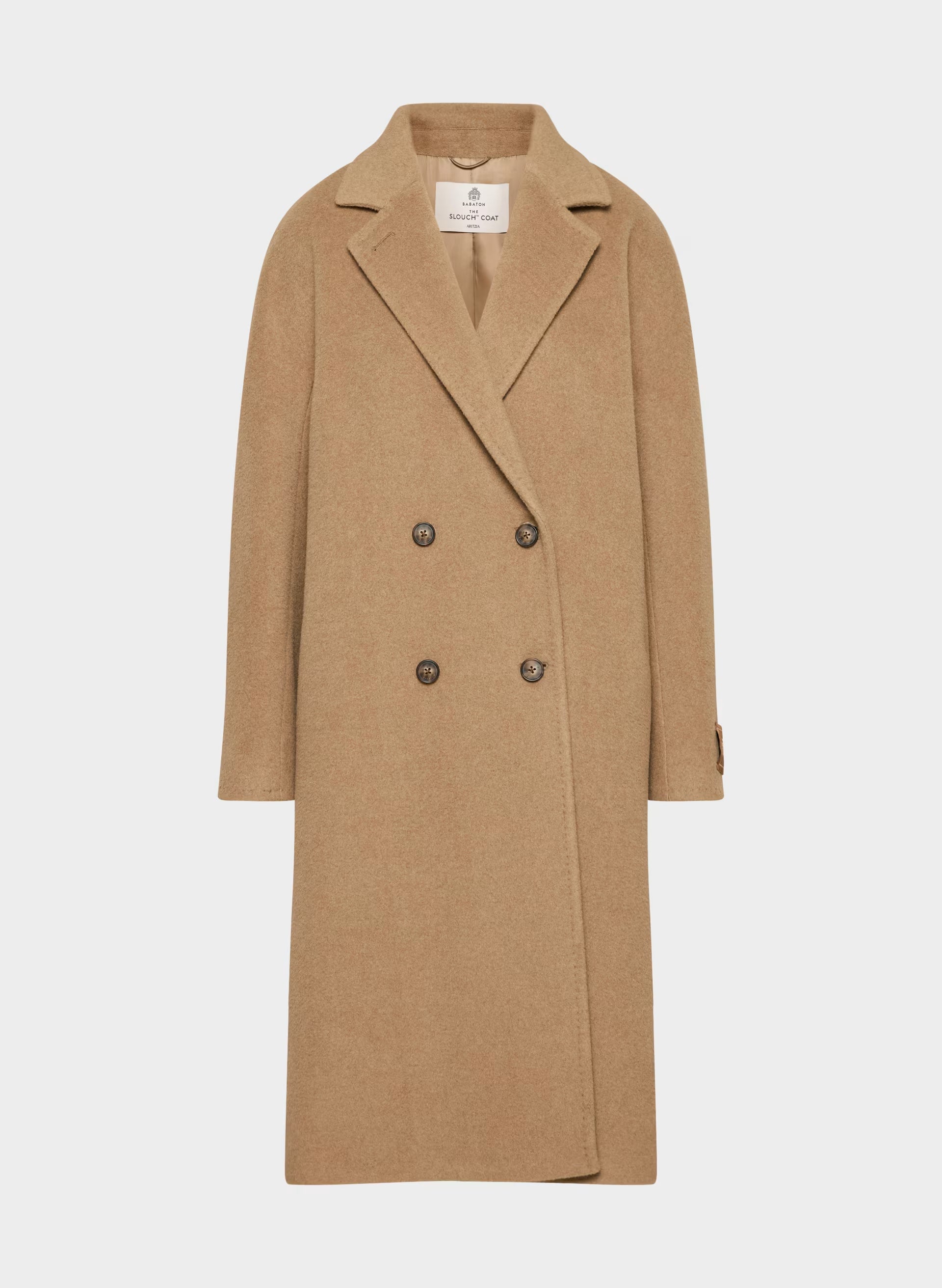 The Slouch™ Coat New - (Re)Camel Wool - COCOA SAND