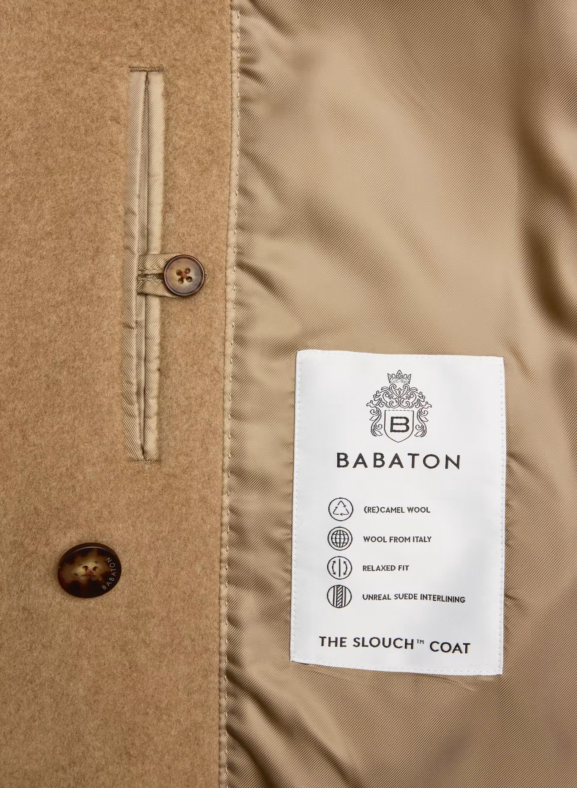 The Slouch™ Coat New - (Re)Camel Wool - COCOA SAND