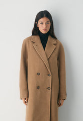 The Slouch™ Coat New - (Re)Camel Wool - COCOA SAND
