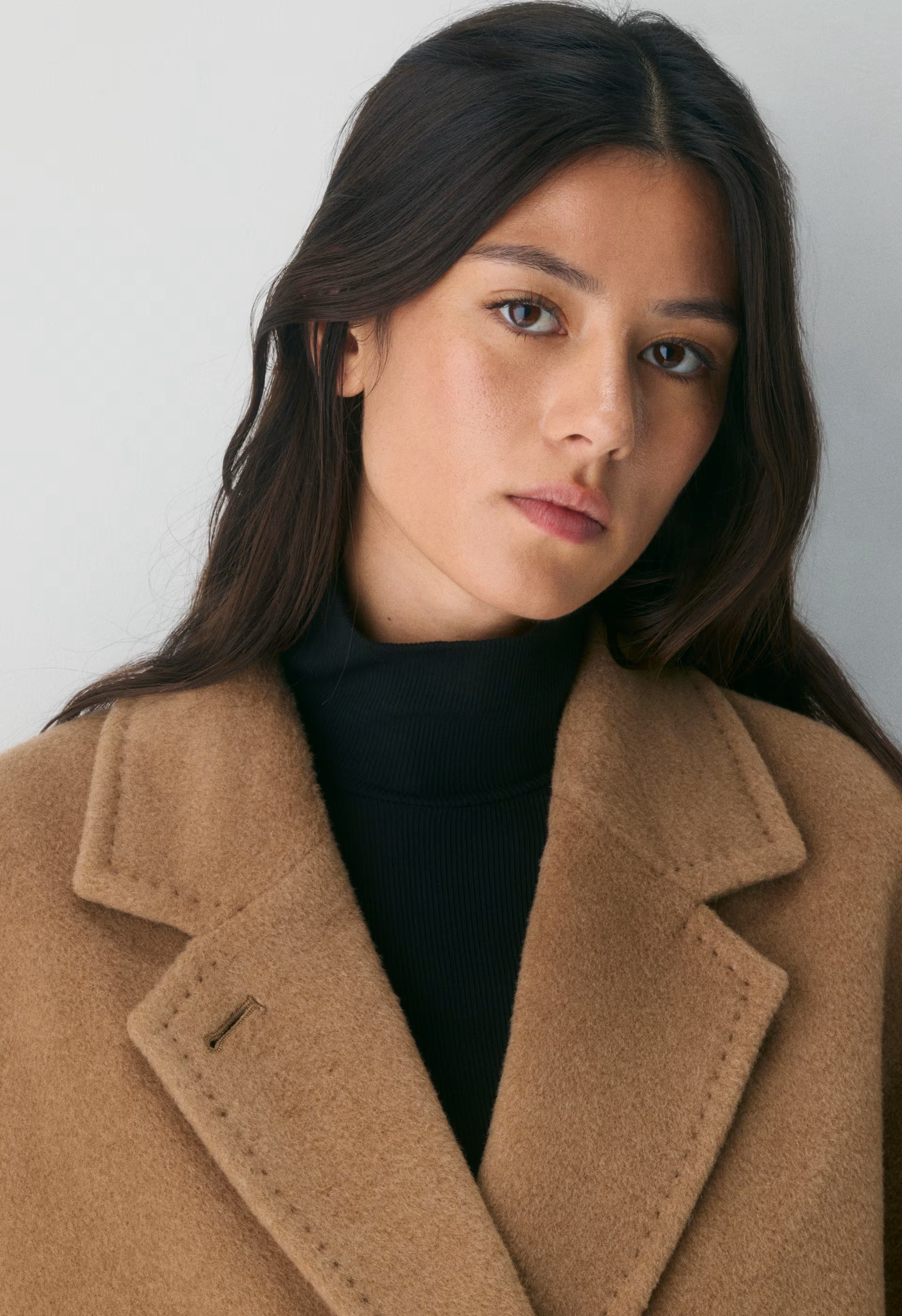 The Slouch™ Coat New - (Re)Camel Wool - COCOA SAND