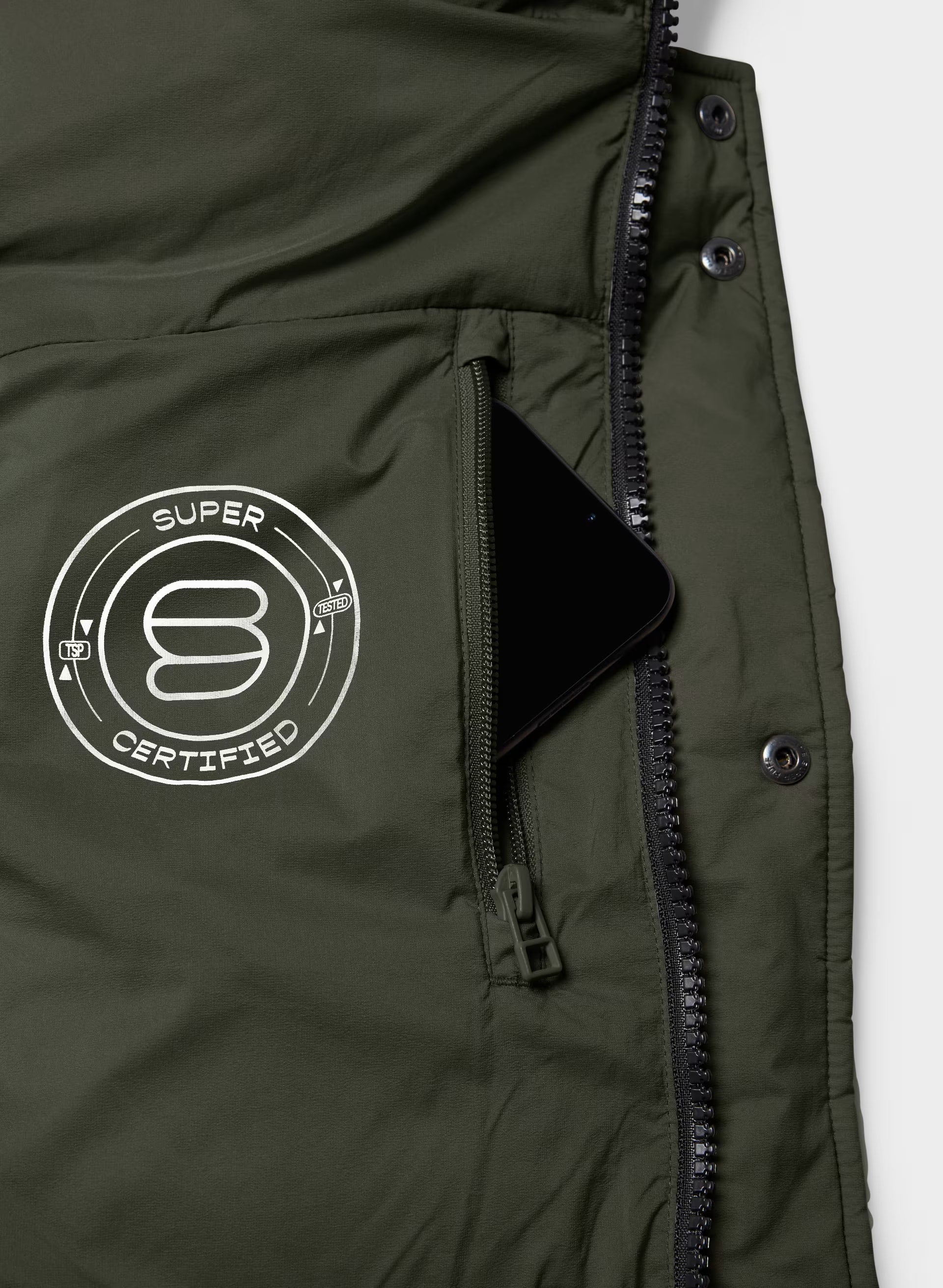 The Super Puff™ Mid Vest - cliMATTE™ - FLINT GREEN