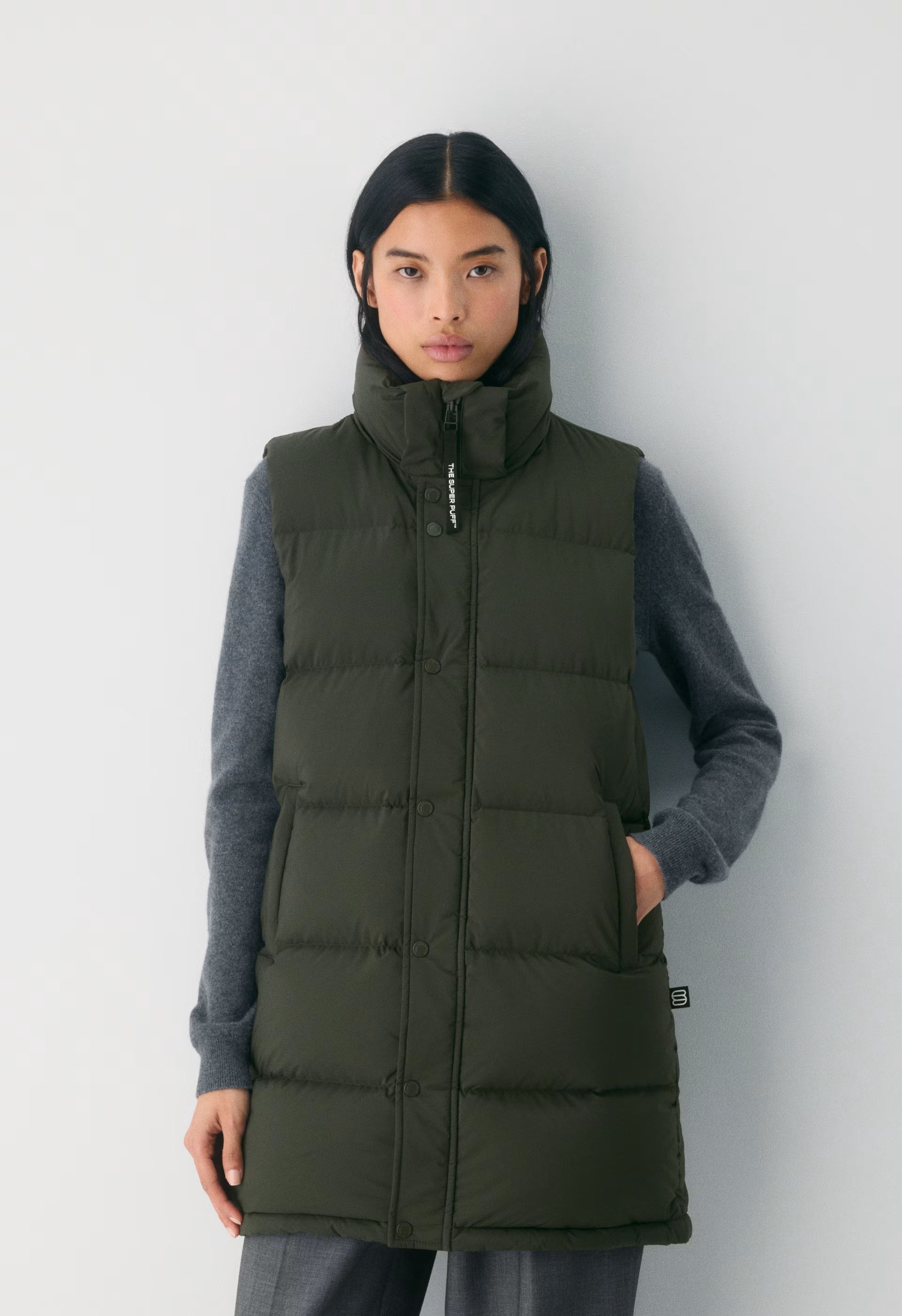 The Super Puff™ Mid Vest - cliMATTE™ - FLINT GREEN