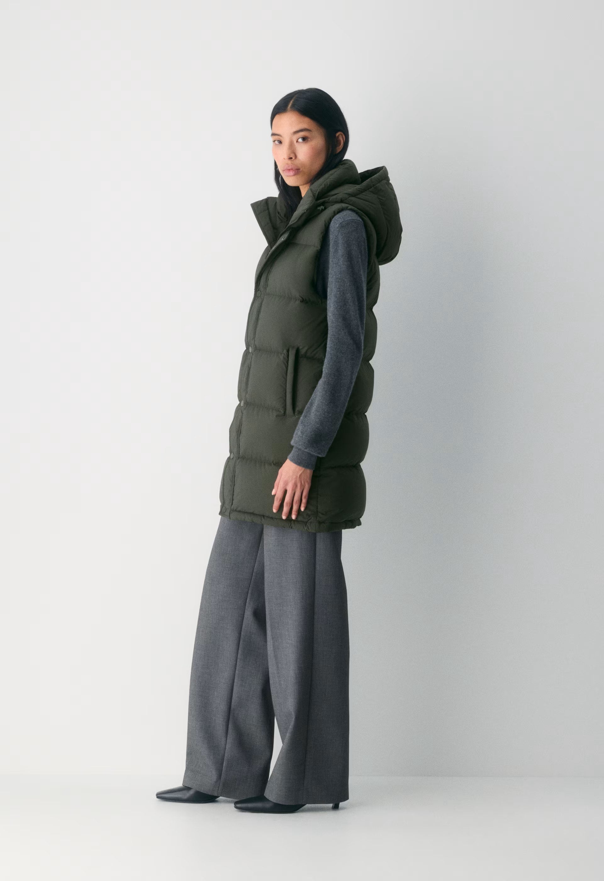 The Super Puff™ Mid Vest - cliMATTE™ - FLINT GREEN