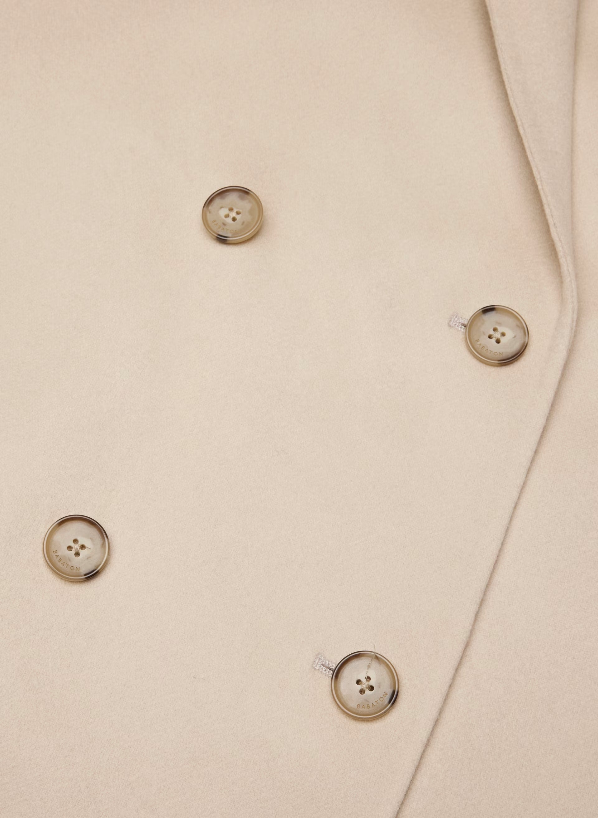 The Slouch™ Double-Faced Coat - Luxe (Re)Wool - MARCONA BEIGE
