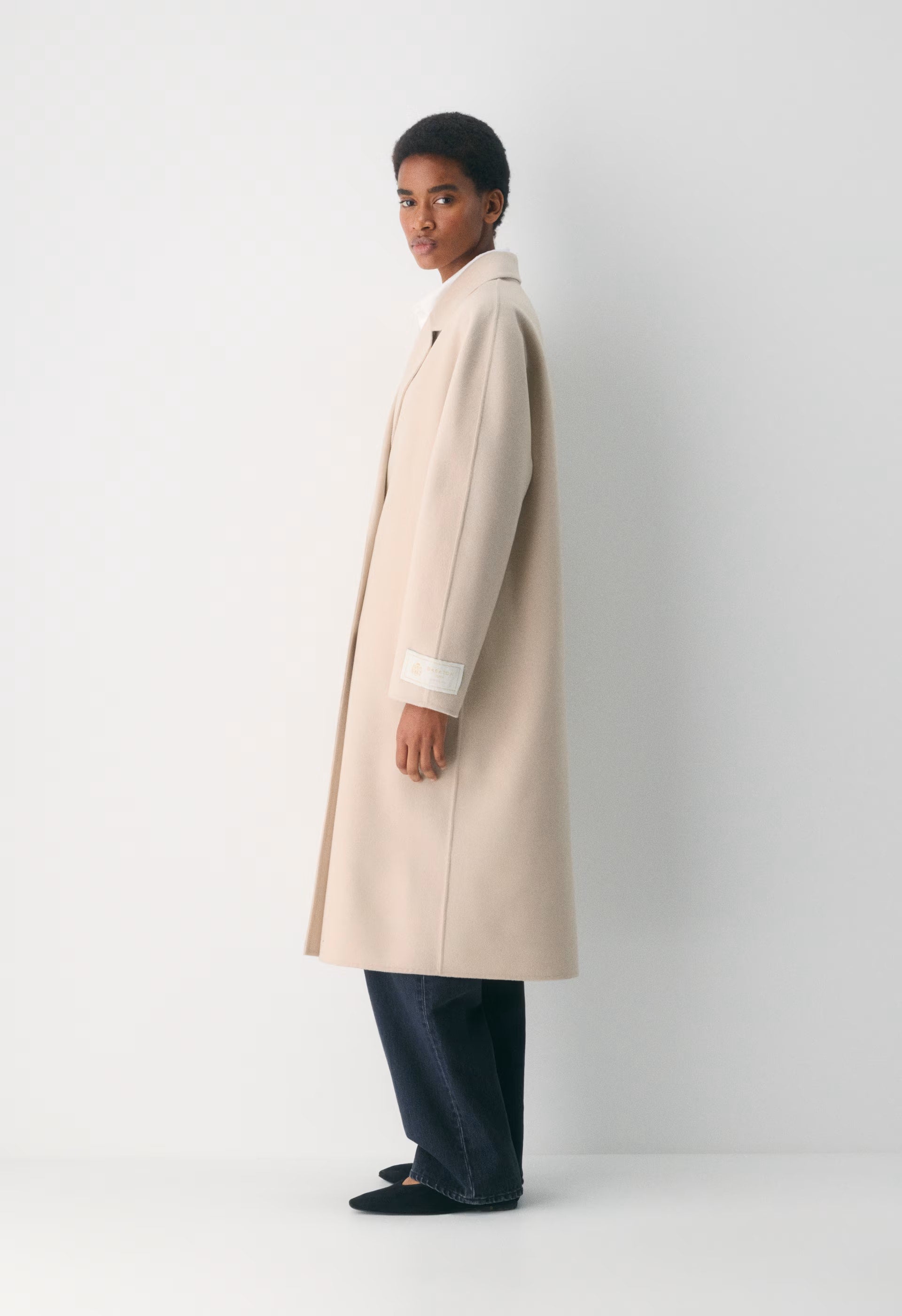 The Slouch™ Double-Faced Coat - Luxe (Re)Wool - MARCONA BEIGE