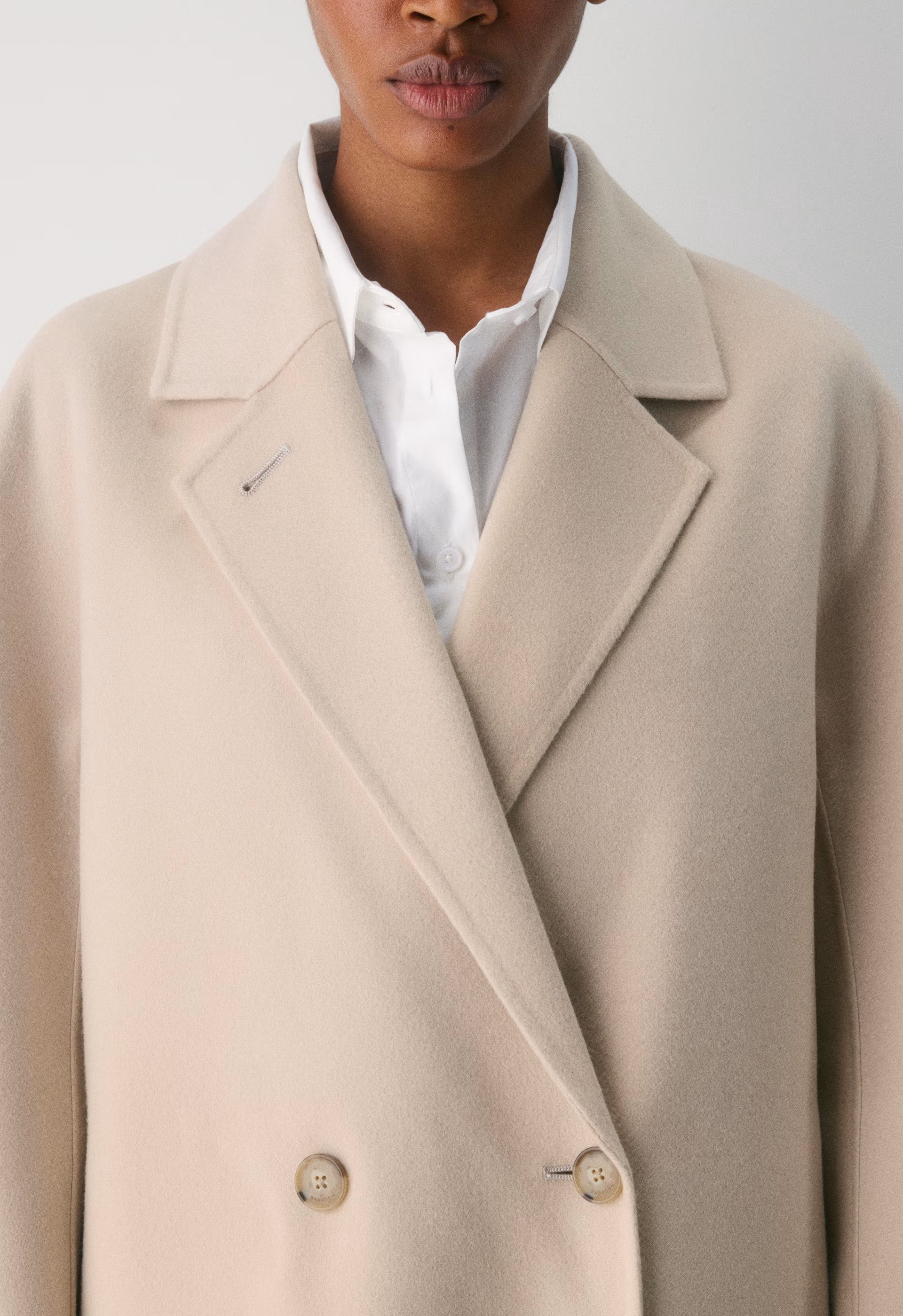 The Slouch™ Double-Faced Coat - Luxe (Re)Wool - MARCONA BEIGE