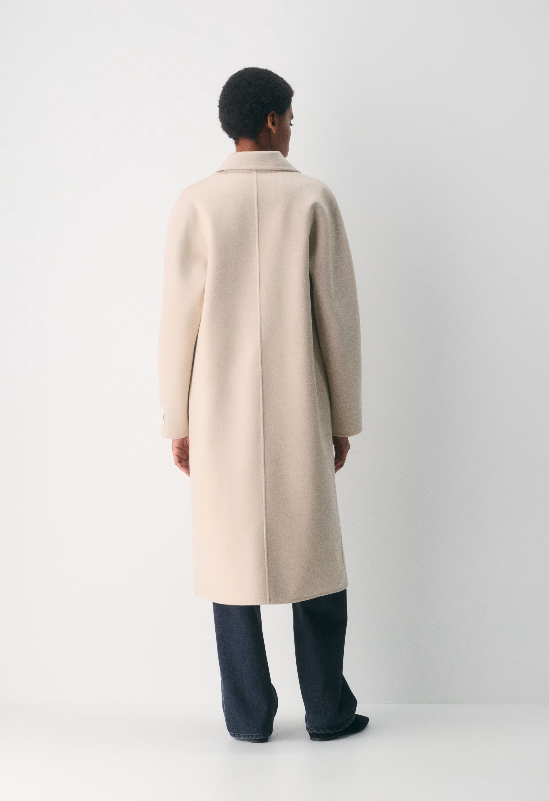 The Slouch™ Double-Faced Coat - Luxe (Re)Wool - MARCONA BEIGE