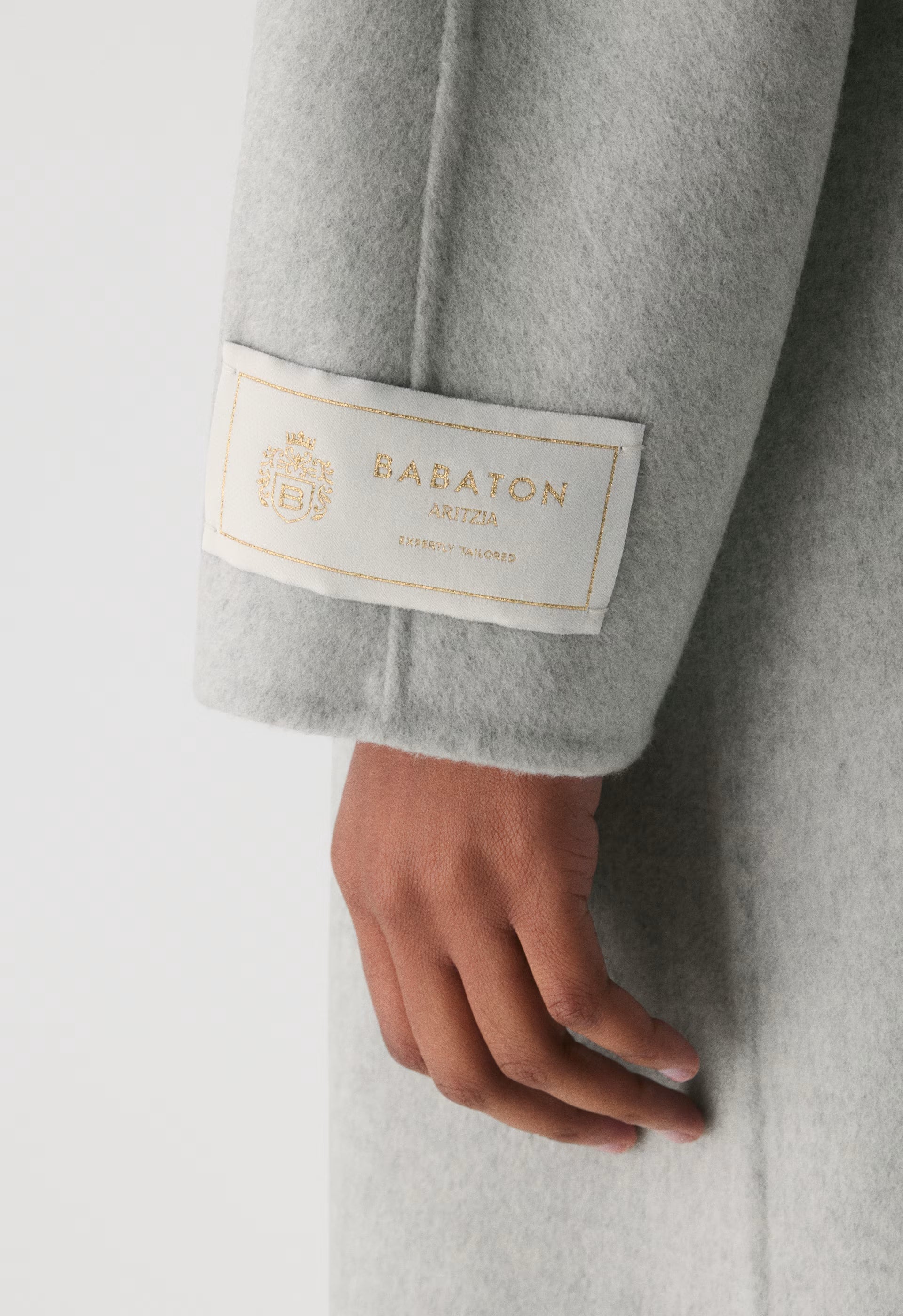 The Slouch™ Double-Faced Coat - Luxe (Re)Wool - HEATHER LIGHT GREY