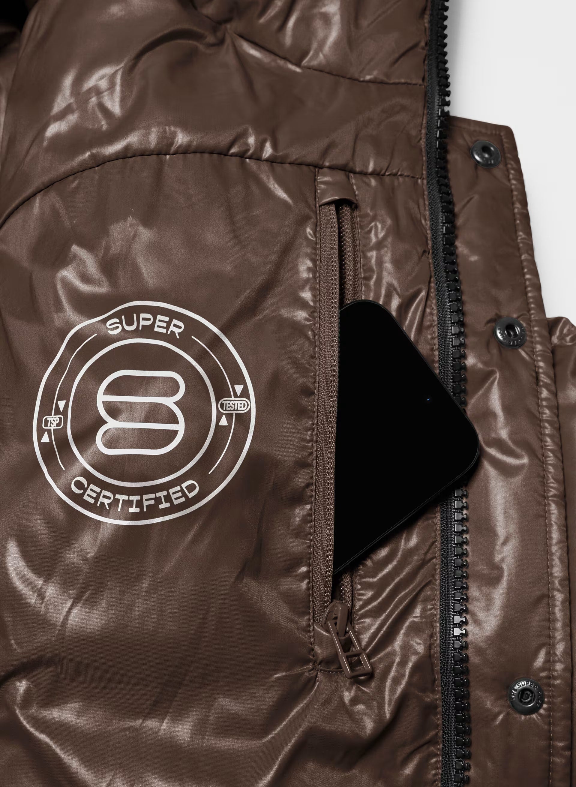 The Super Puff™ Long - Hi-Gloss - RICH MOCHA BROWN