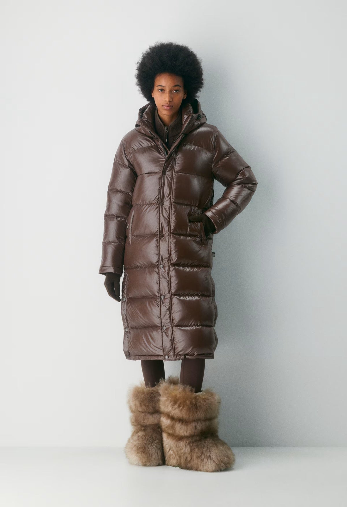 The Super Puff™ Long - Hi-Gloss - RICH MOCHA BROWN