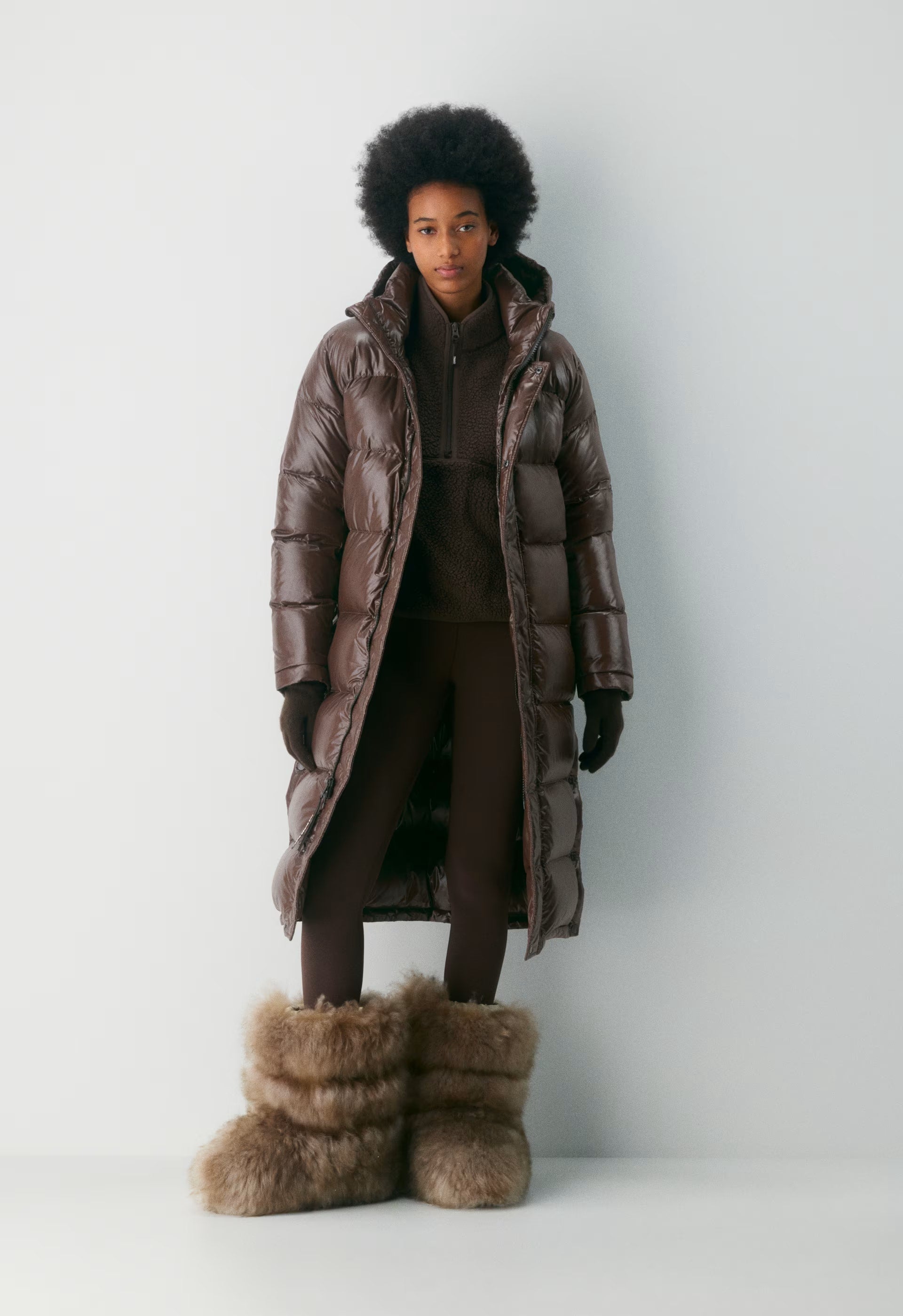 The Super Puff™ Long - Hi-Gloss - RICH MOCHA BROWN