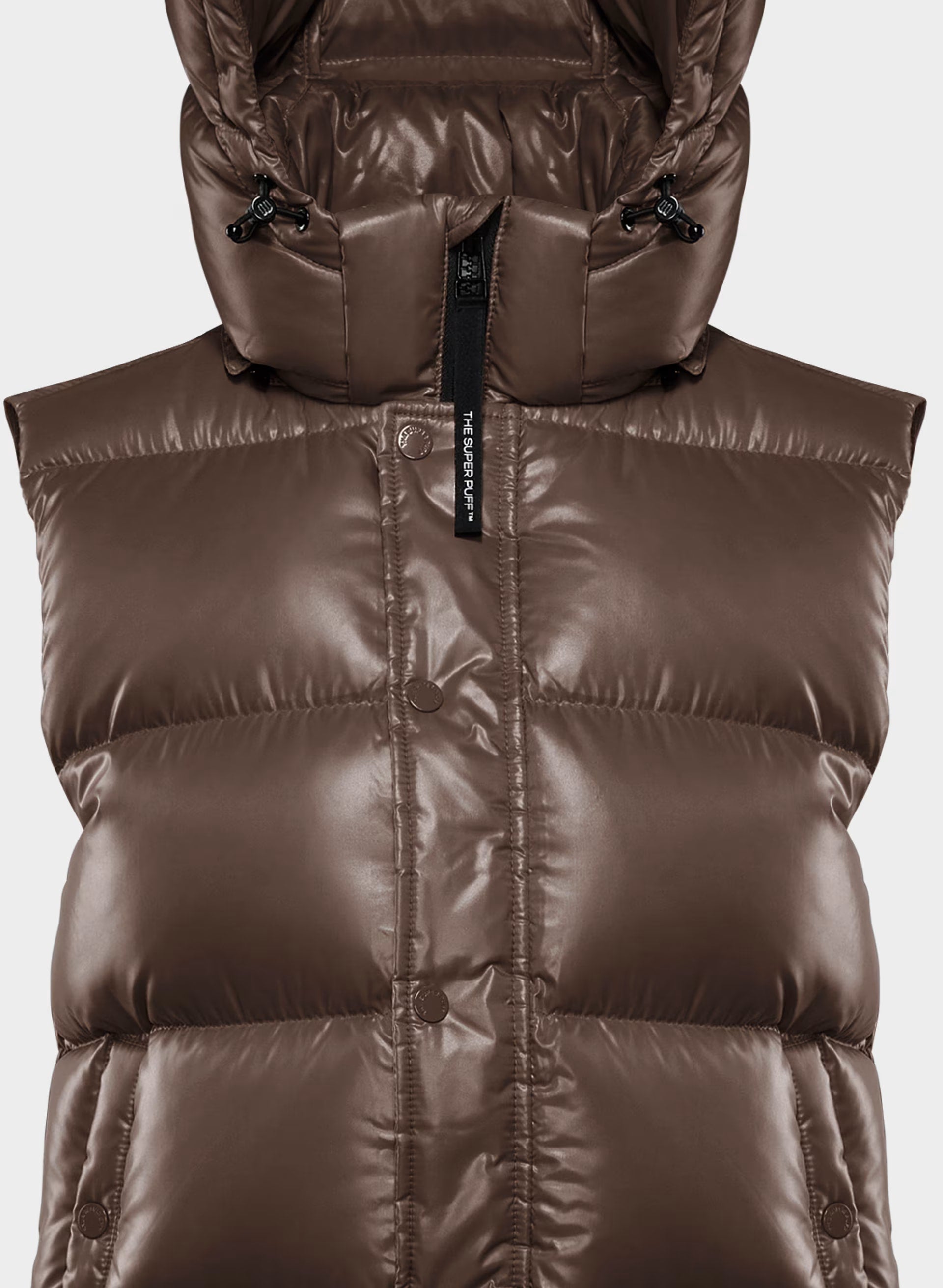 The Super Puff™ Vest - Hi-Gloss - RICH MOCHA BROWN