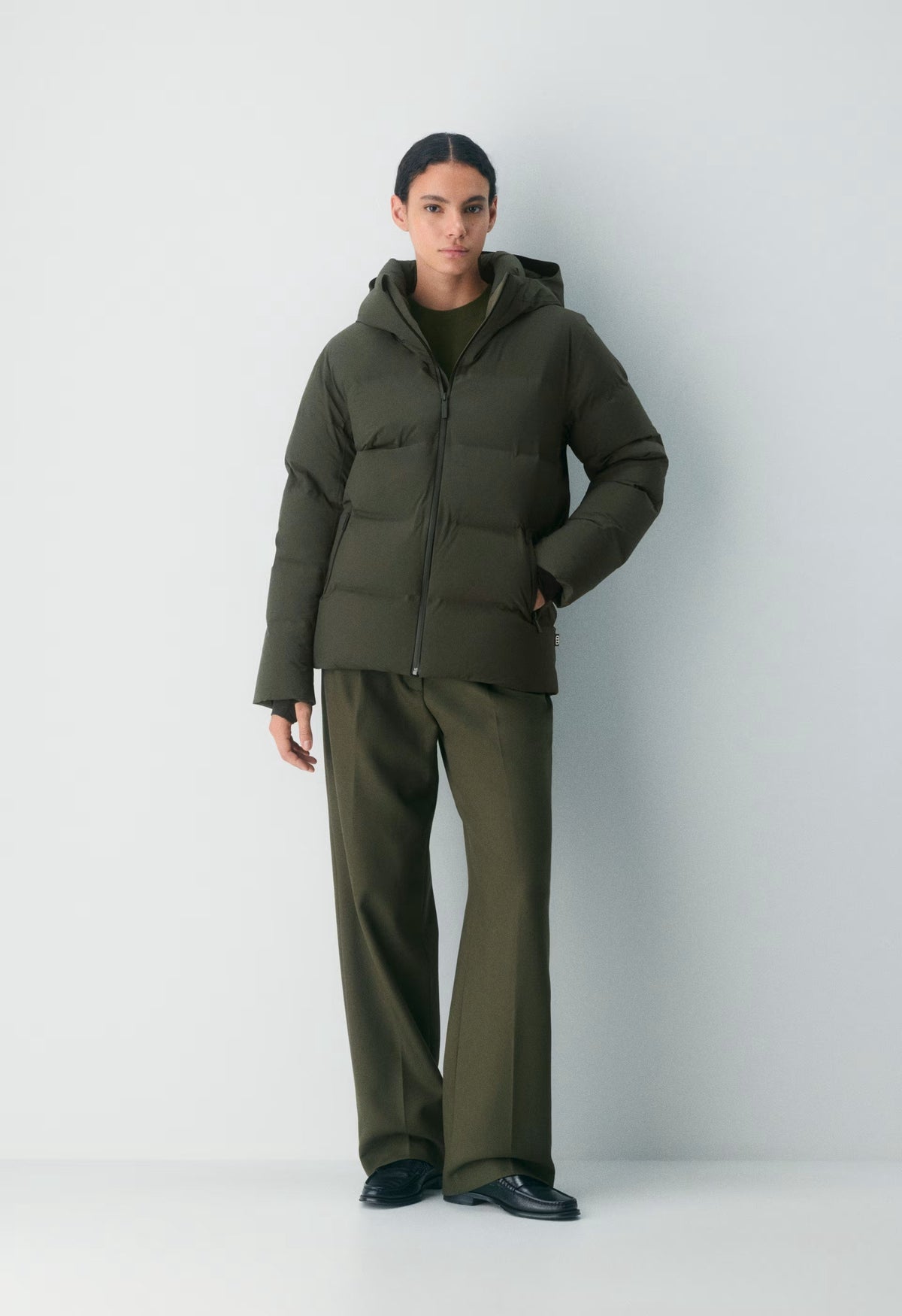 The Super Puff₂O™ - Rainstop™ - FLINT GREEN