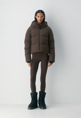 The Super Puff₂O™ Shorty - Rainstop™ - RICH MOCHA BROWN