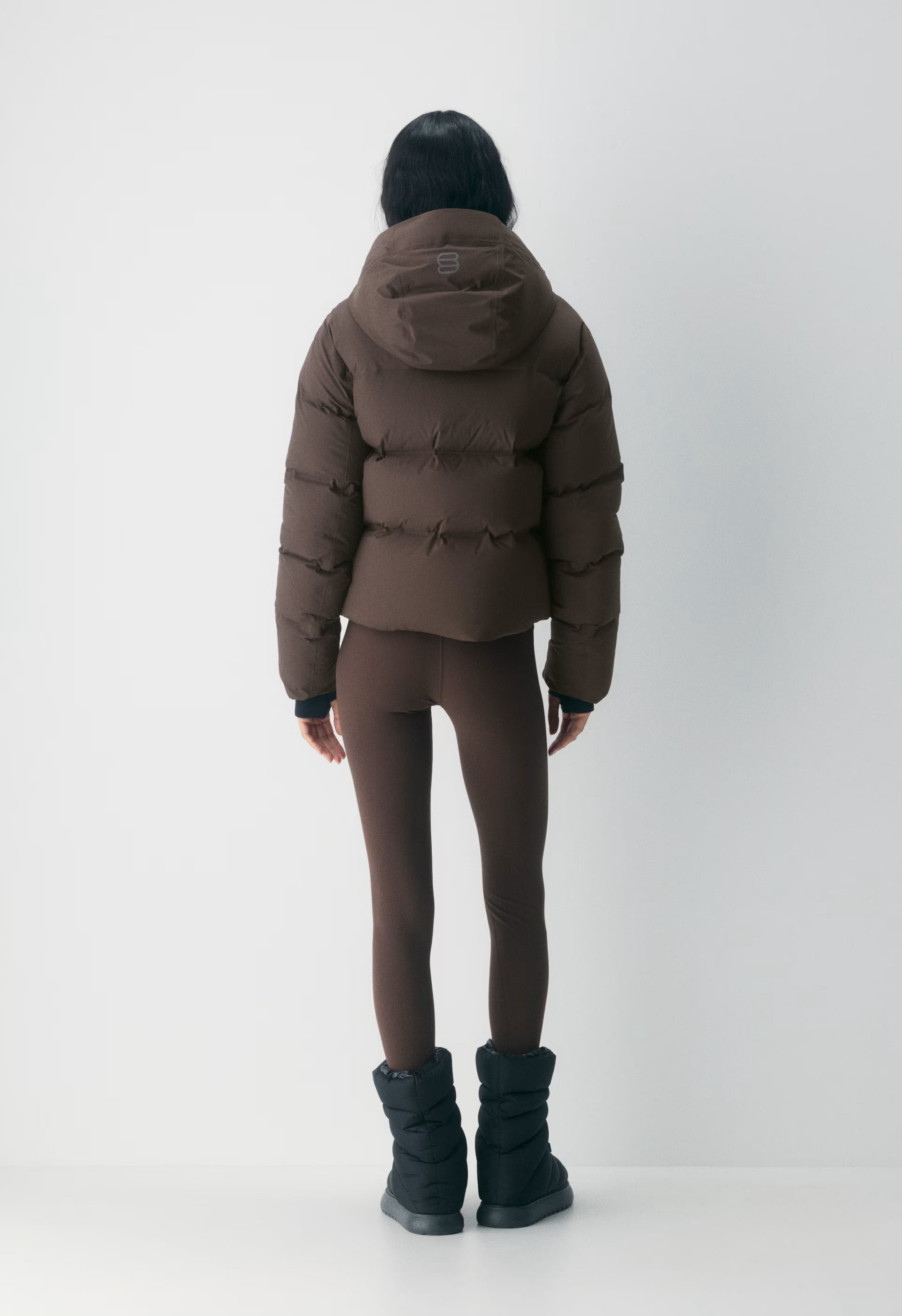 The Super Puff₂O™ Shorty - Rainstop™ - RICH MOCHA BROWN