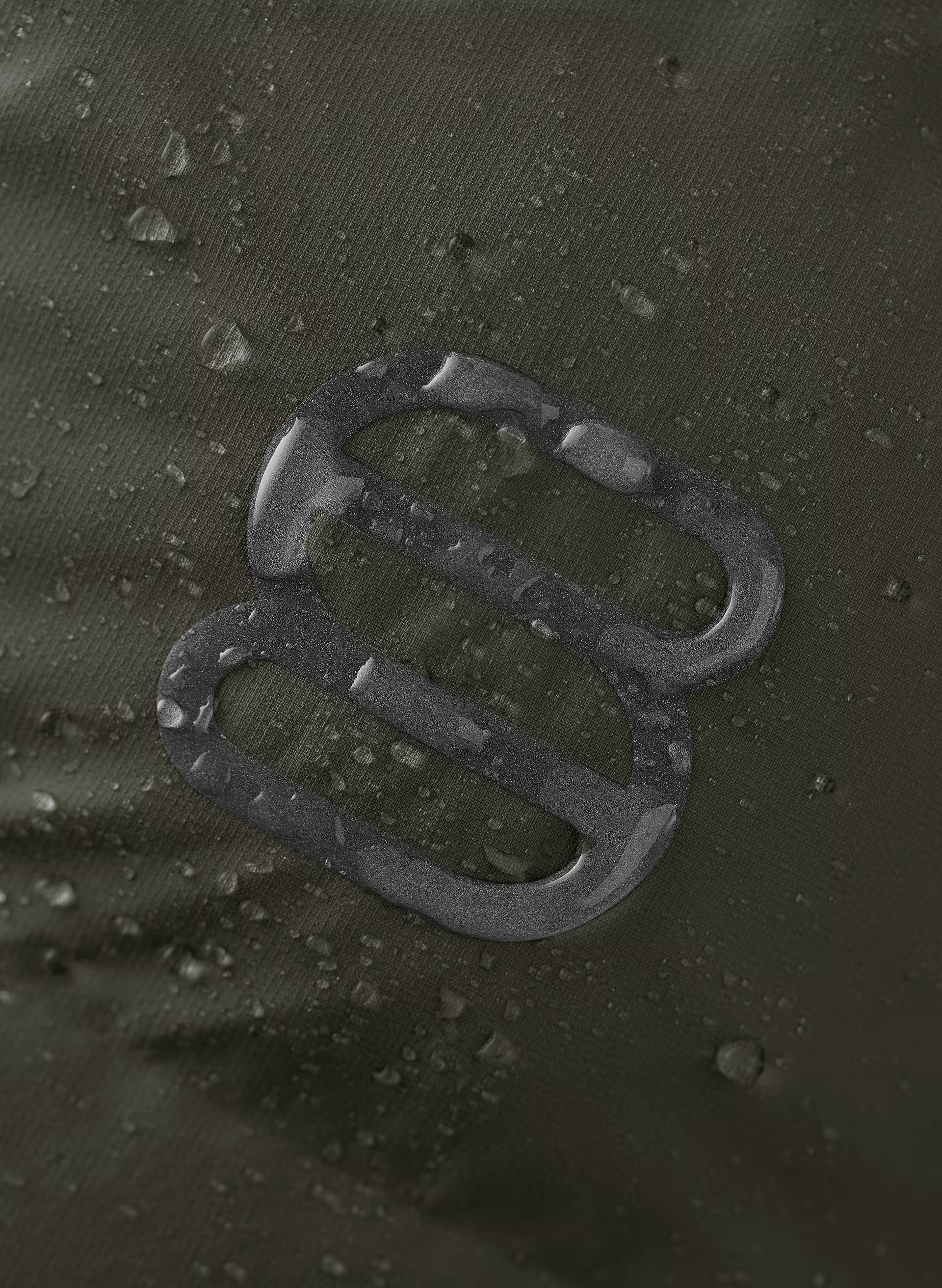 The Super Puff₂O™ Shorty - Rainstop™ - FLINT GREEN