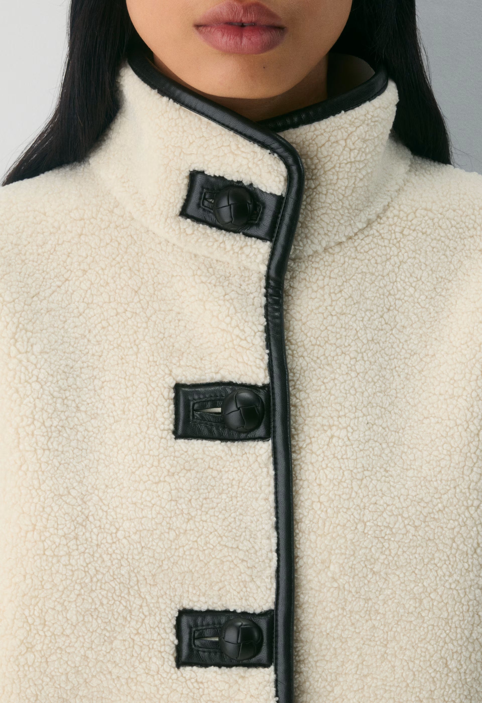 June Coat - BIRCH/BLACK