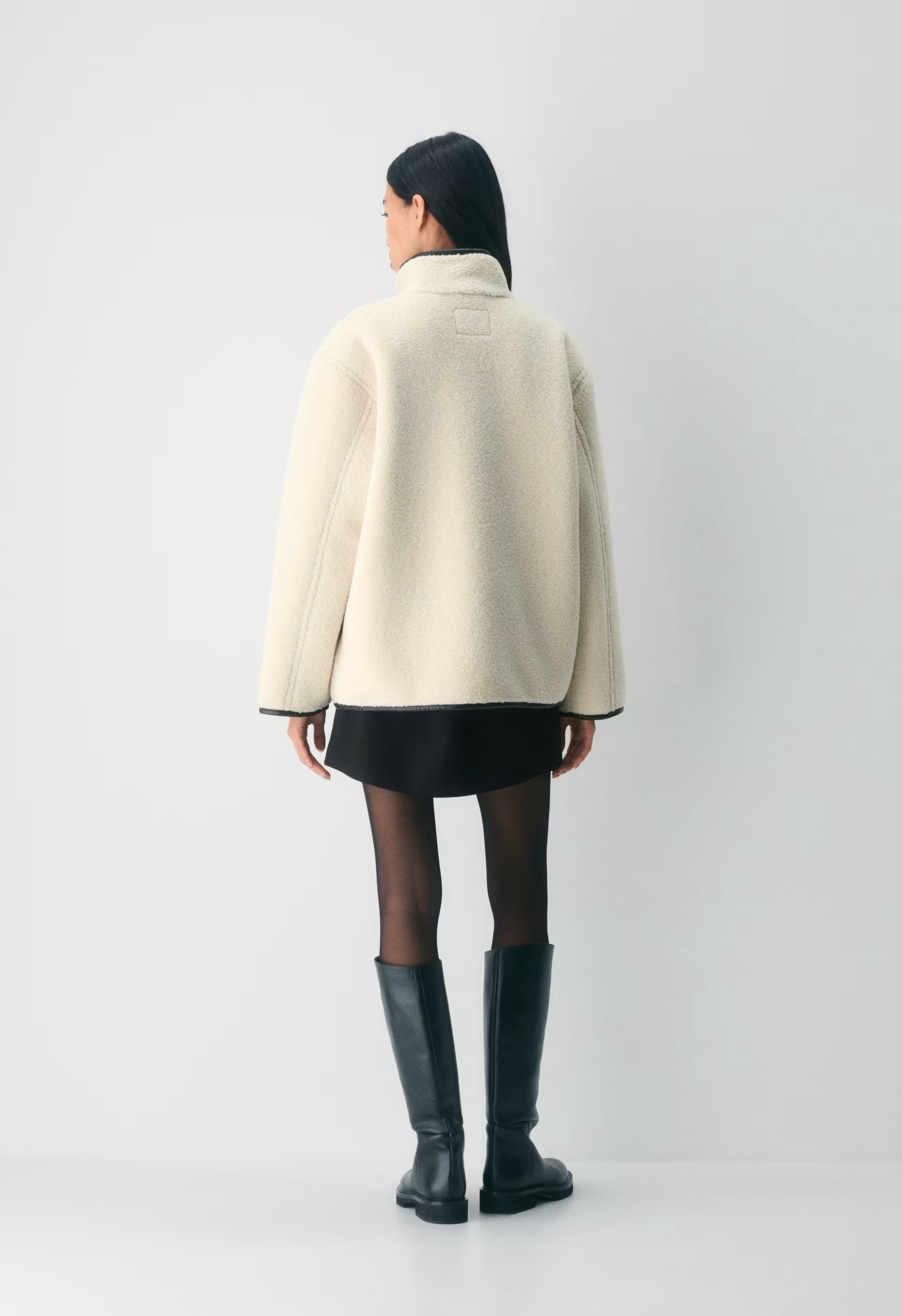June Coat - BIRCH/BLACK