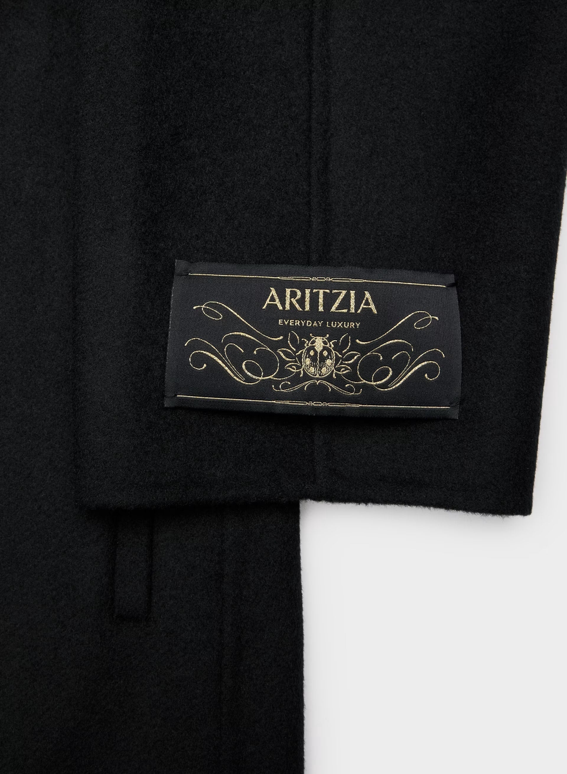 The Mezzanine Double-Faced Coat - Luxe (Re)Wool - BLACK