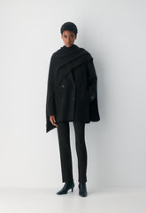 The Mezzanine Double-Faced Coat - Luxe (Re)Wool - BLACK