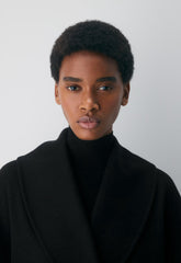 The Mezzanine Double-Faced Coat - Luxe (Re)Wool - BLACK