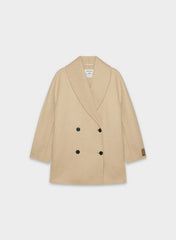 The Mezzanine Double-Faced Coat - Luxe (Re)Wool - GOLD CAMEL