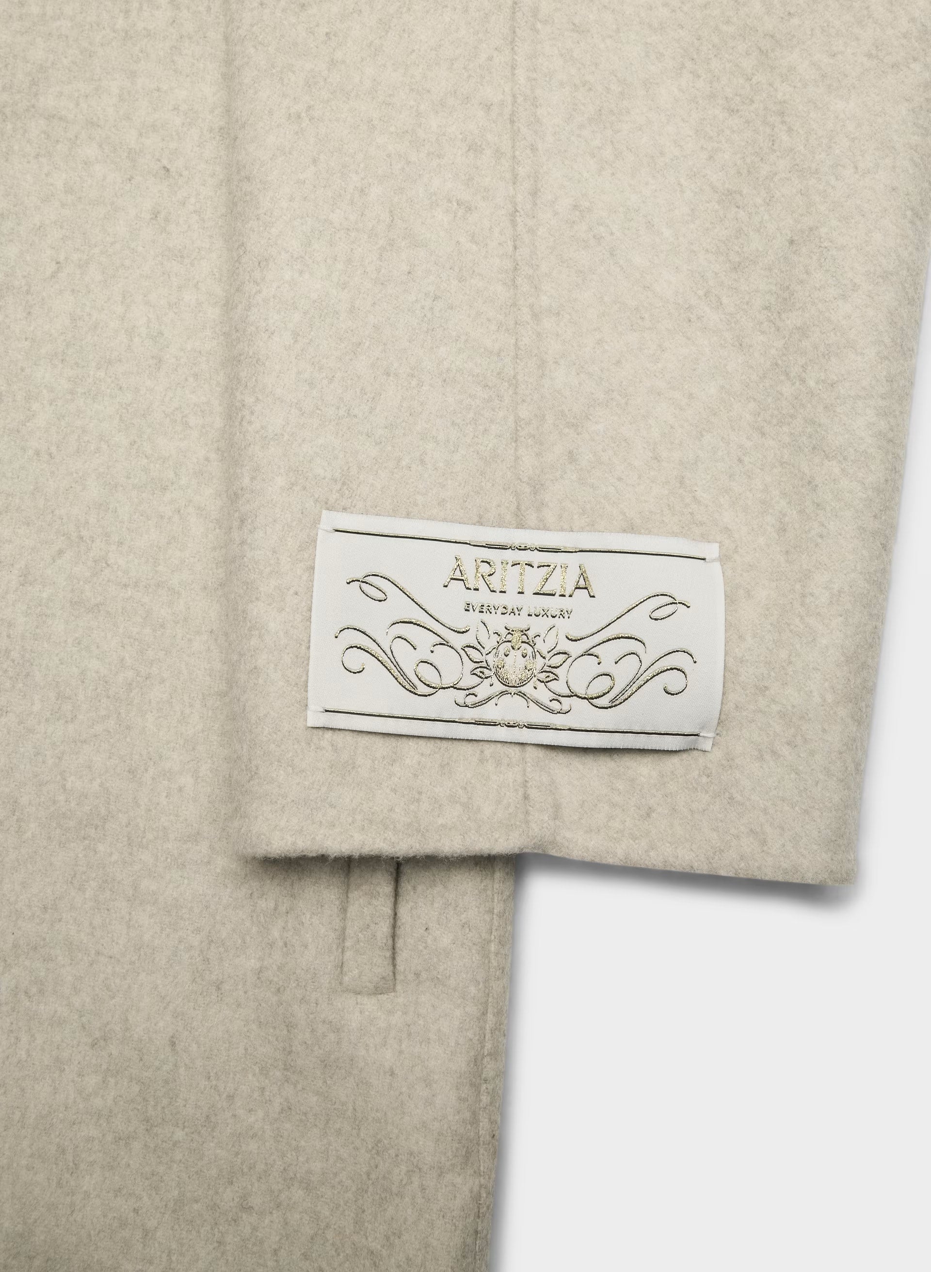 The Mezzanine Double-Faced Coat - Luxe (Re)Wool - HEATHER MATTE PEARL