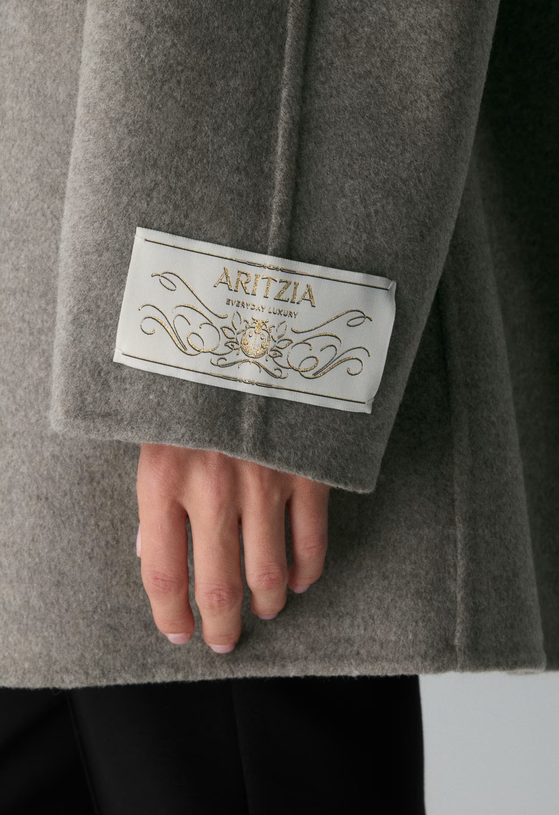 The Mezzanine Double-Faced Coat - Luxe (Re)Wool - HEATHER MATTE PEARL