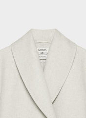 The Mezzanine Double-Faced Coat - Luxe (Re)Wool - HEATHER CARRARA GREY