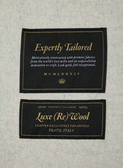 The Mezzanine Double-Faced Coat - Luxe (Re)Wool - HEATHER CARRARA GREY