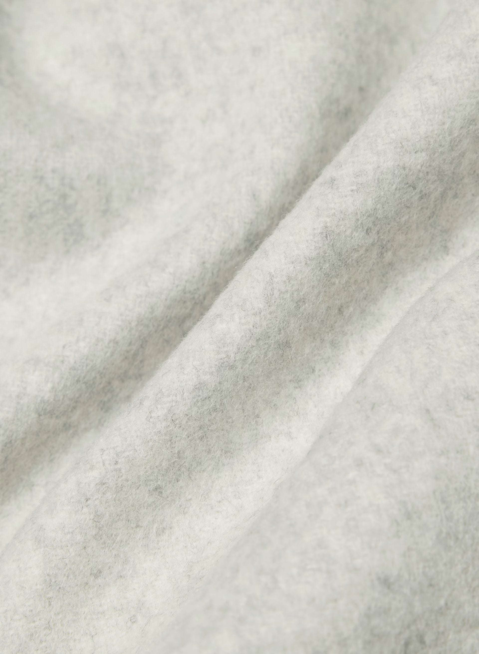 The Mezzanine Double-Faced Coat - Luxe (Re)Wool - HEATHER CARRARA GREY