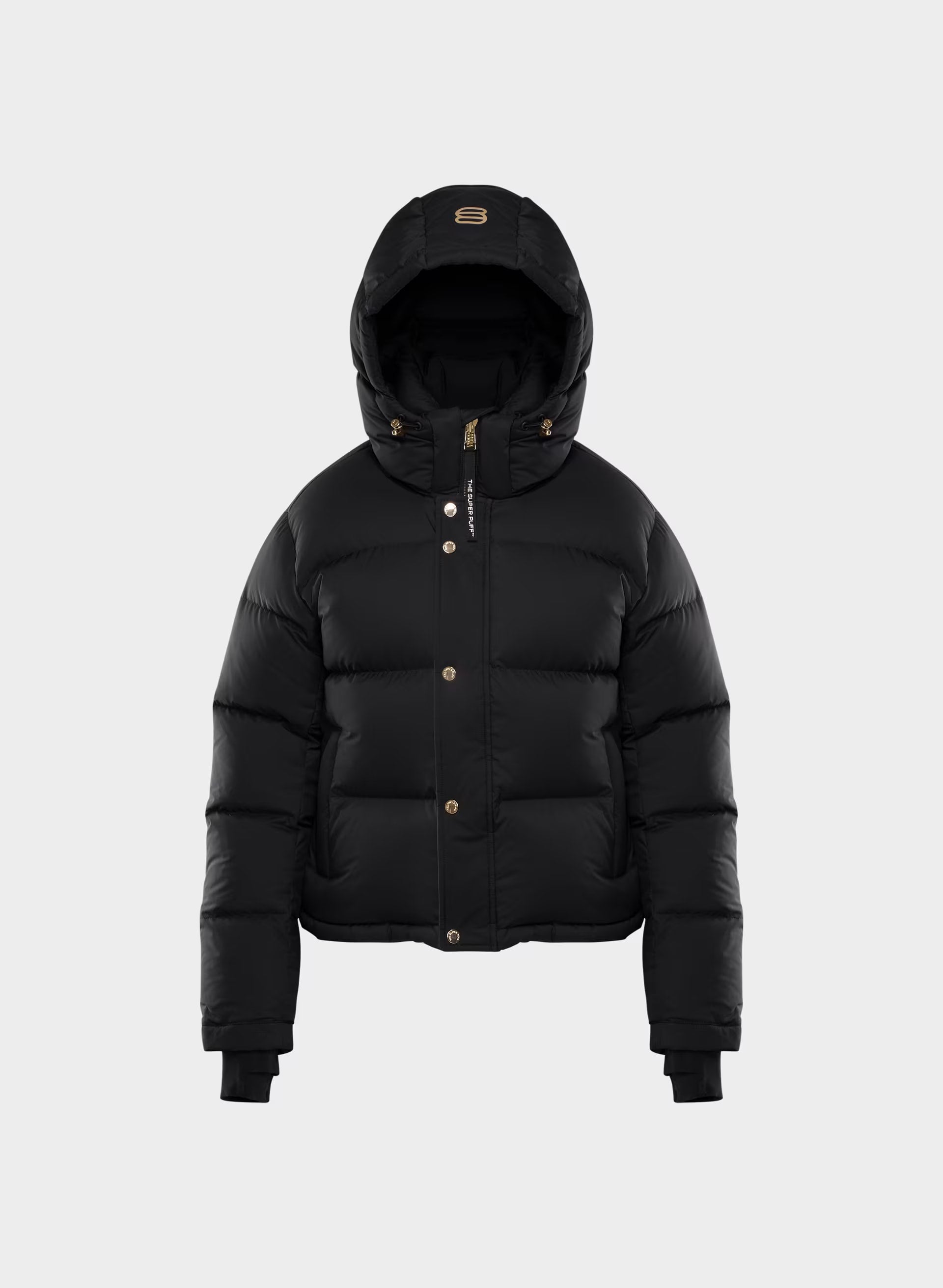 The Super Puff™ Shorty - cliMATTE™ - BLACK/SHINY GOLD