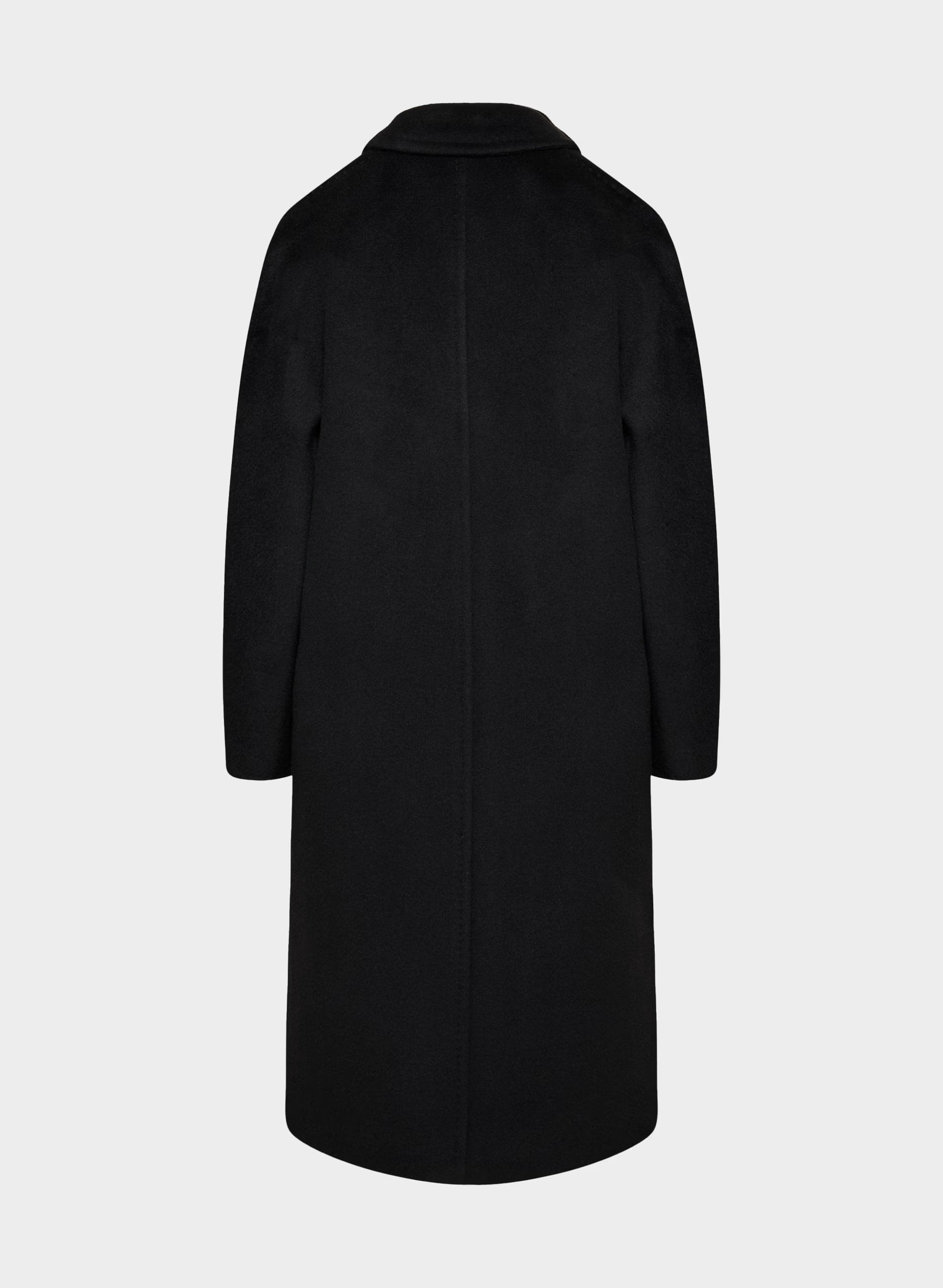 The Slouch™ Coat - (Re)Camel Wool - BLACK