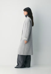 The Slouch™ Coat - Soft Wool Cashmere - HEATHER LIGHT GREY