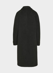 The Slouch™ Coat - Soft Wool Cashmere - HEATHER BLACK