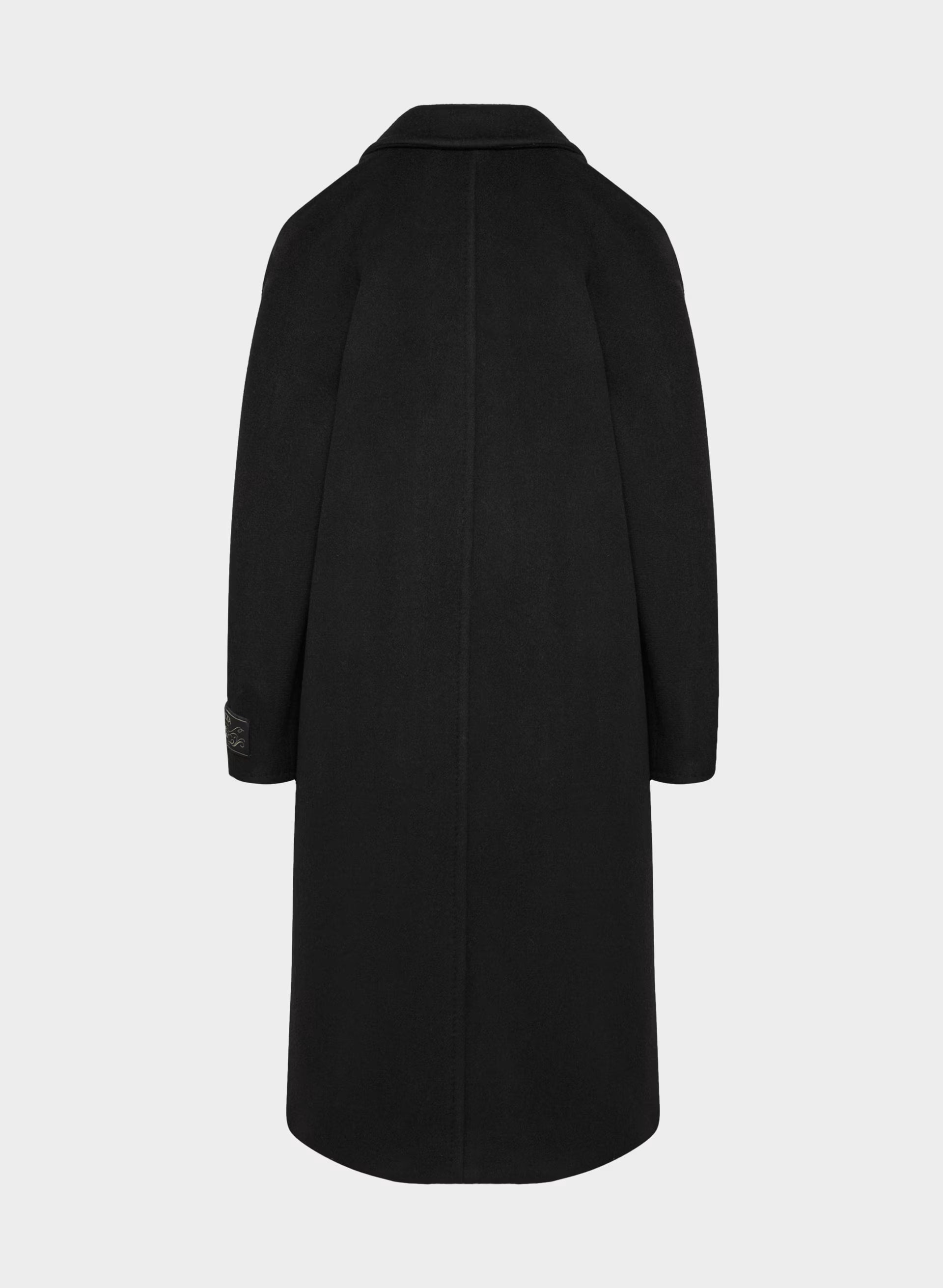 The Slouch™ Coat - Soft Wool Cashmere - BLACK