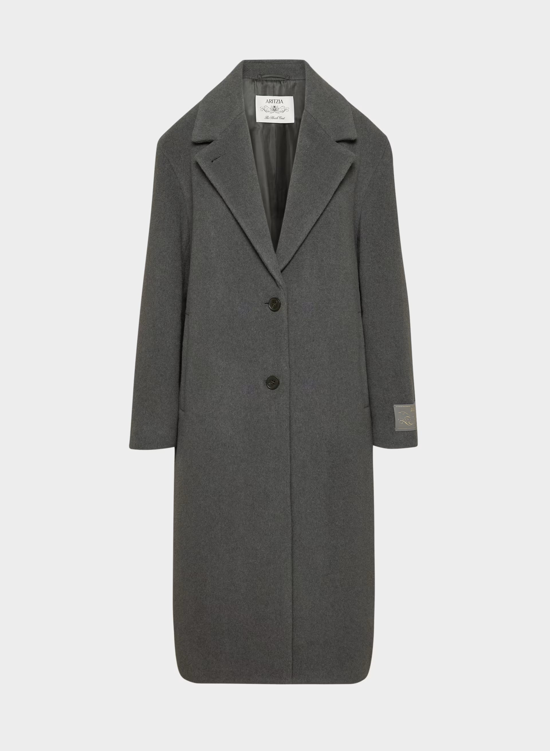 The Only Coat - Soft Wool Cashmere - HEATHER CHARCOAL