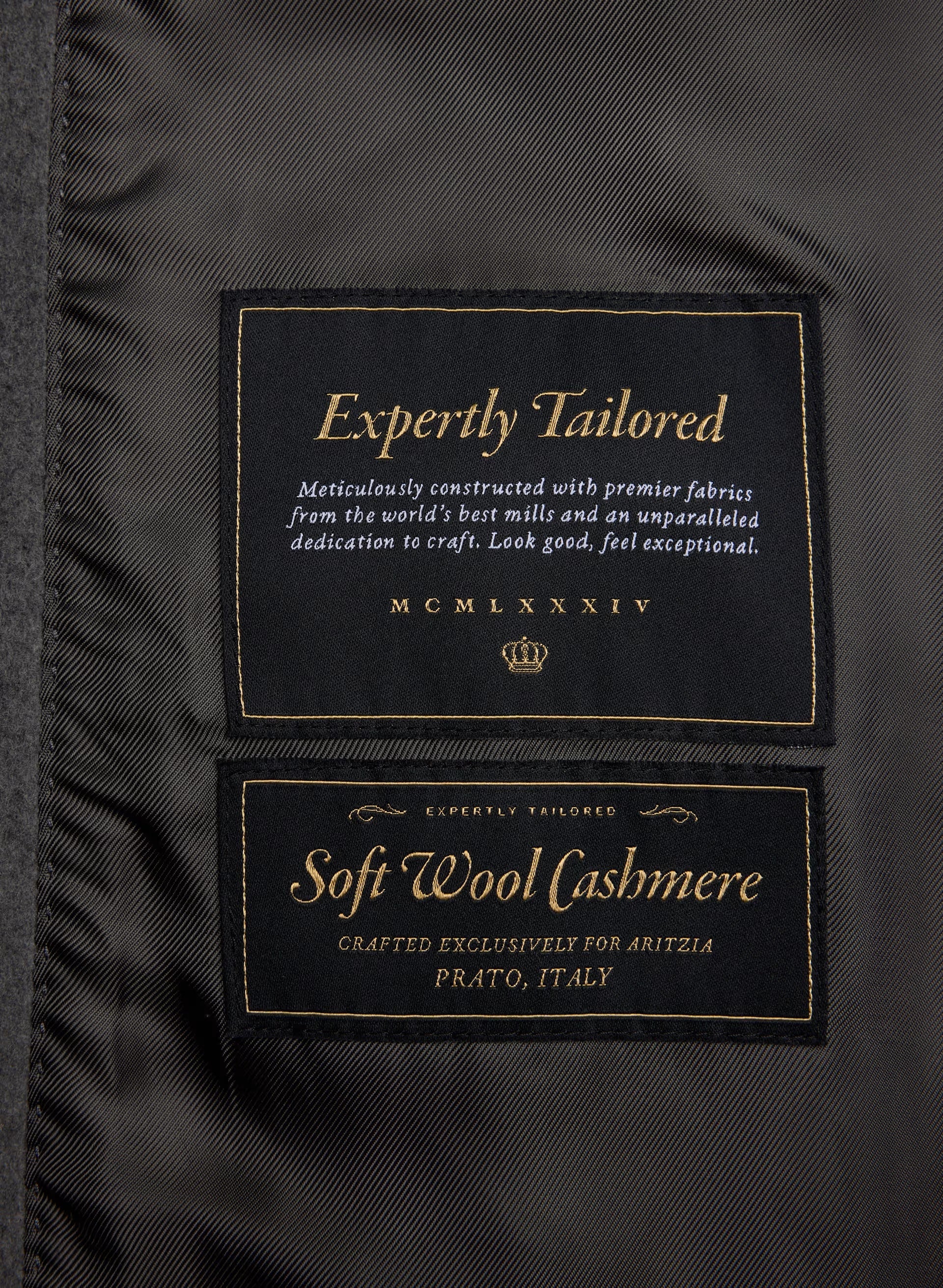 The Only Coat - Soft Wool Cashmere - HEATHER CHARCOAL