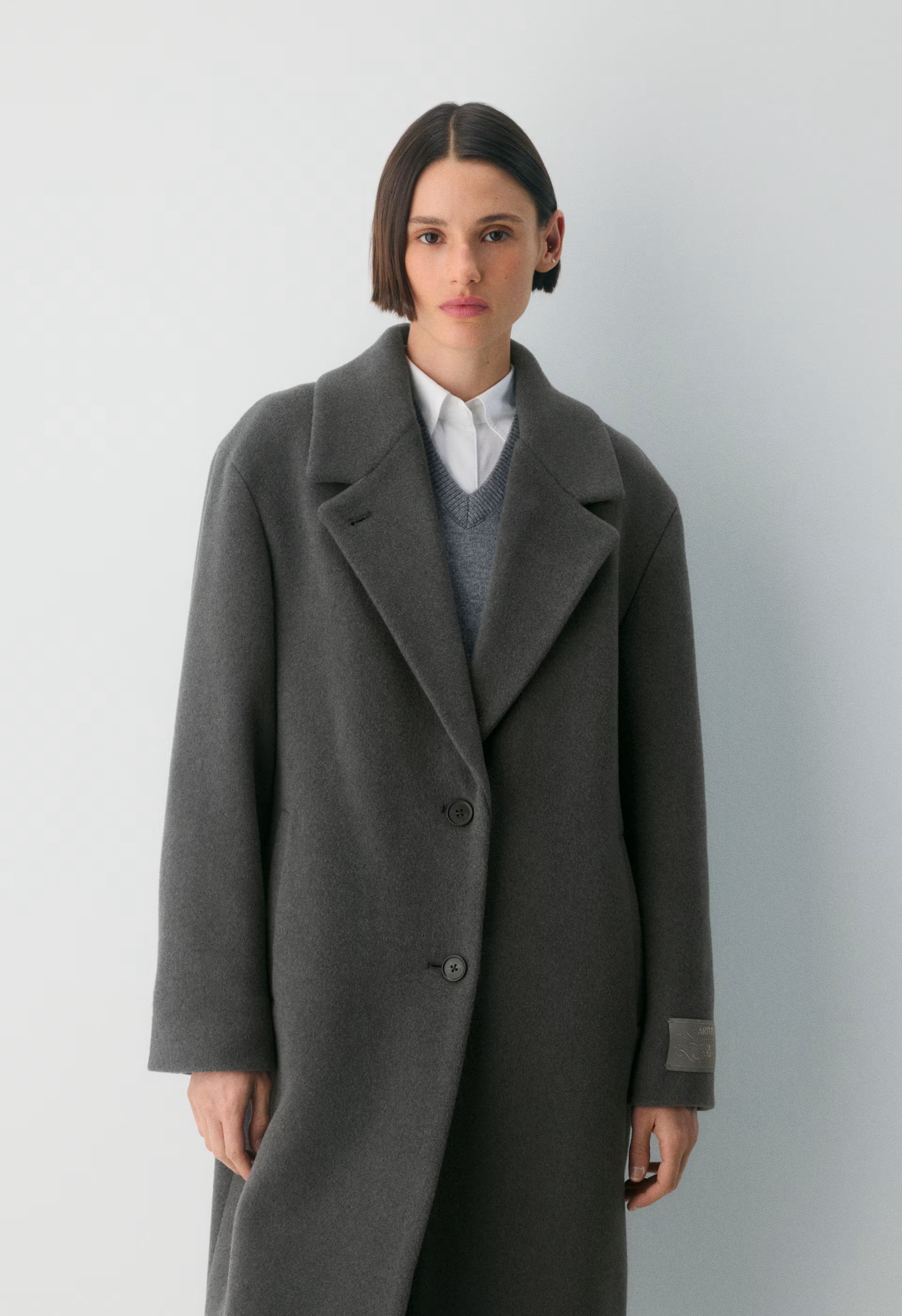 The Only Coat - Soft Wool Cashmere - HEATHER CHARCOAL