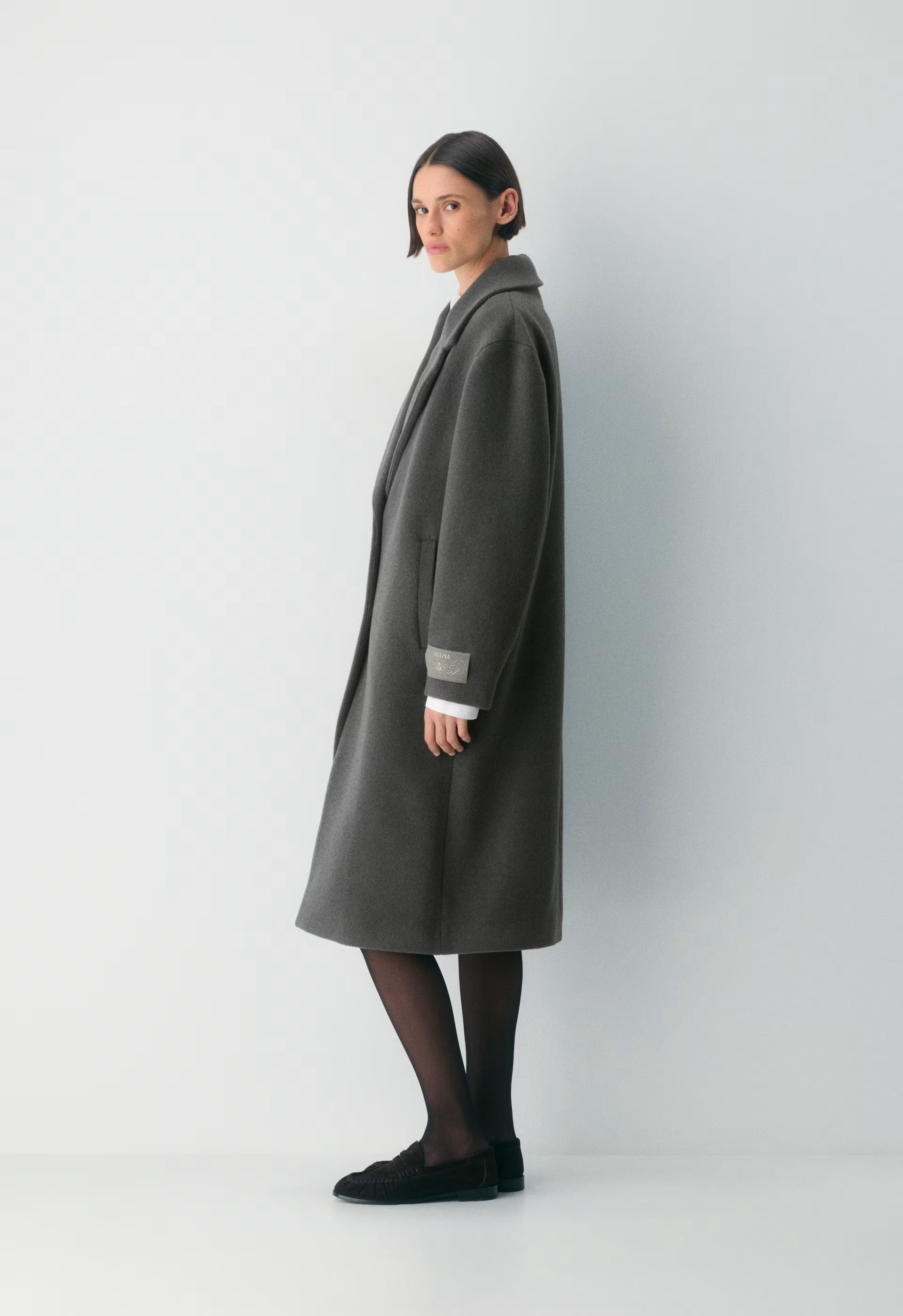 The Only Coat - Soft Wool Cashmere - HEATHER CHARCOAL