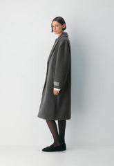 The Only Coat - Soft Wool Cashmere - HEATHER CHARCOAL