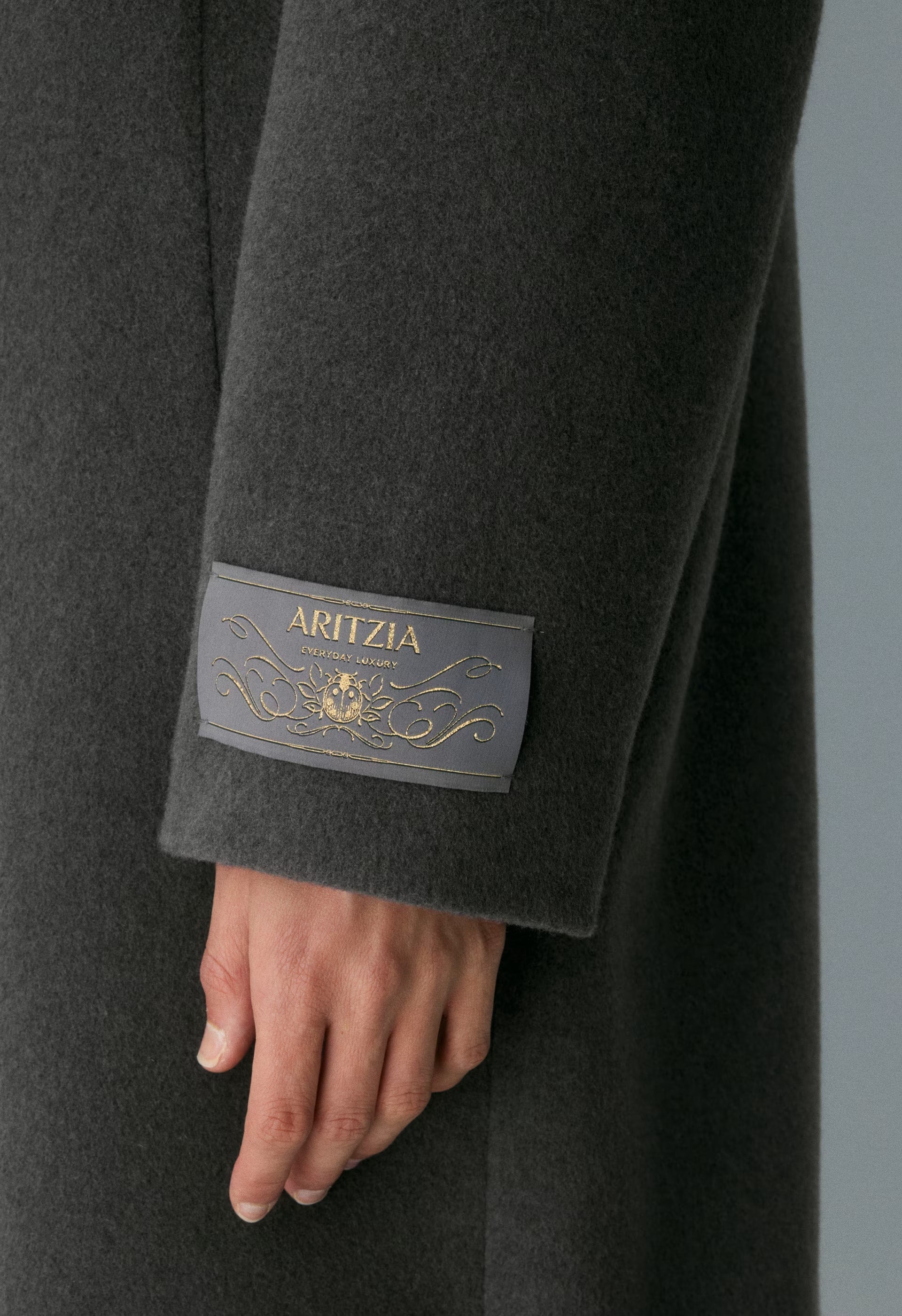 The Only Coat - Soft Wool Cashmere - HEATHER CHARCOAL
