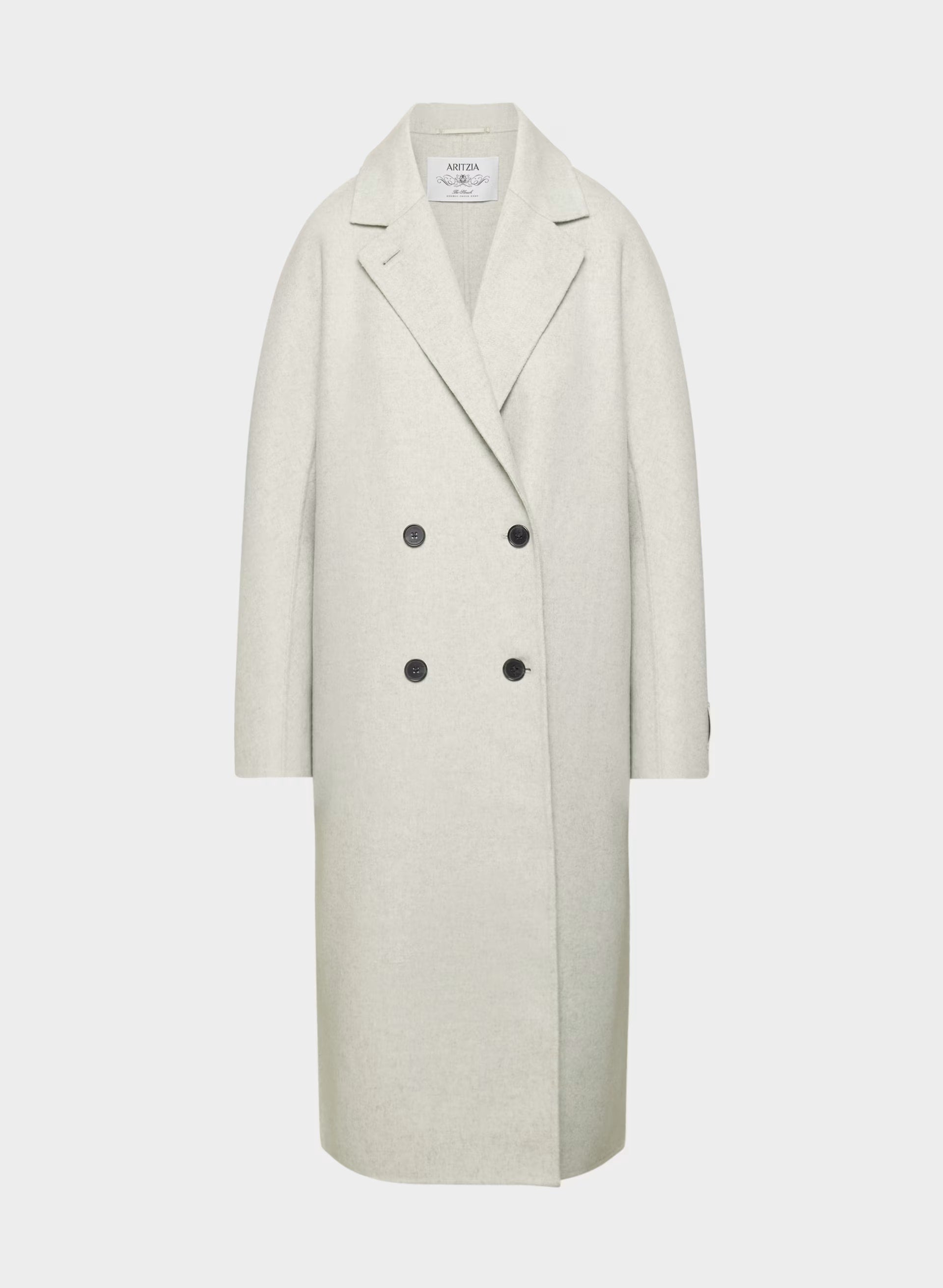 The Slouch™ Double-Faced Coat - Luxe (Re)Wool - HEATHER CARRARA GREY