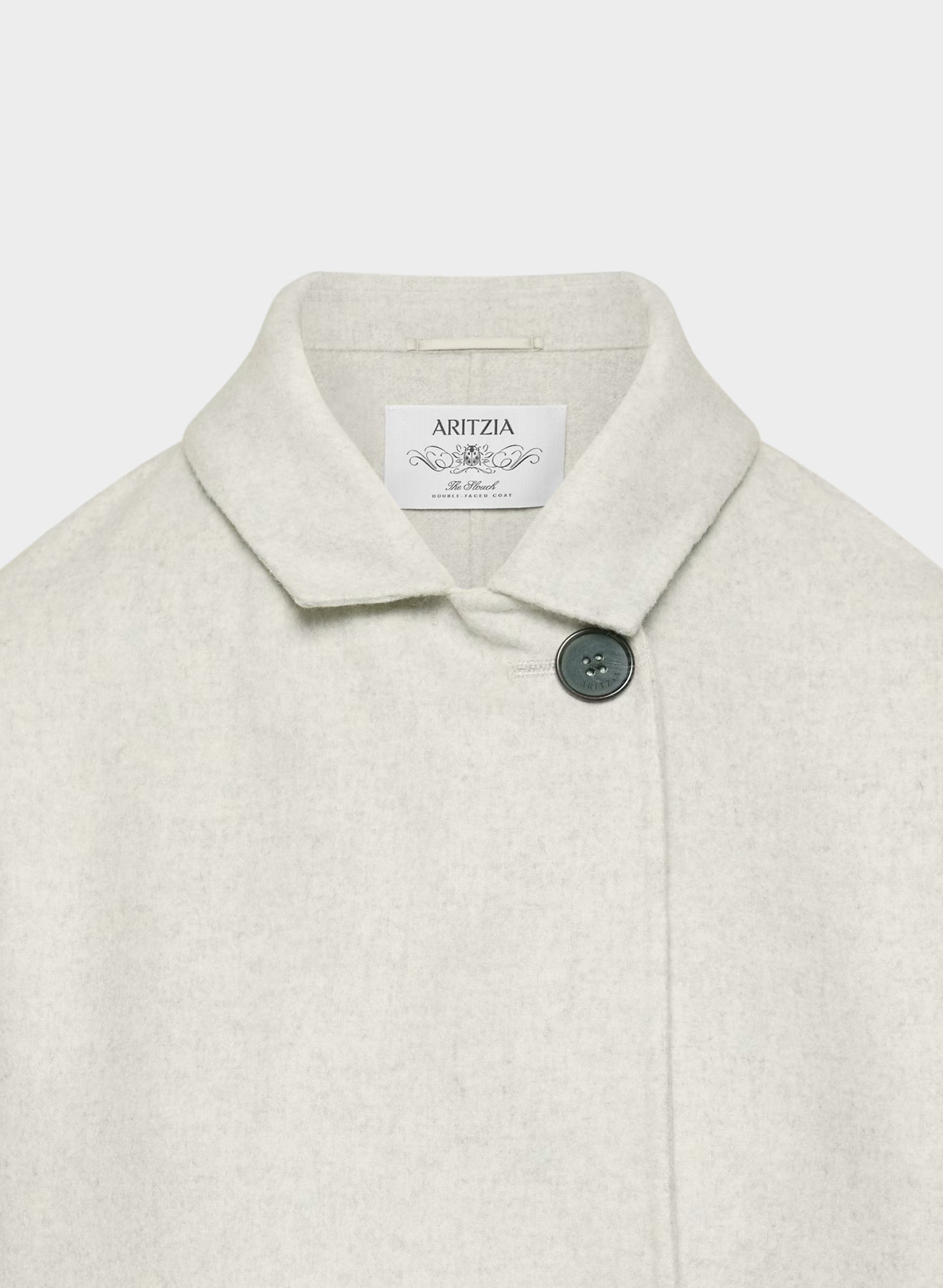 The Slouch™ Double-Faced Coat - Luxe (Re)Wool - HEATHER CARRARA GREY