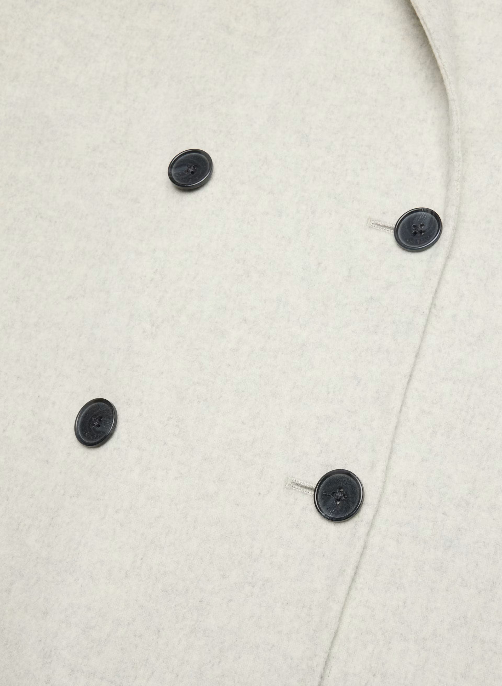 The Slouch™ Double-Faced Coat - Luxe (Re)Wool - HEATHER CARRARA GREY