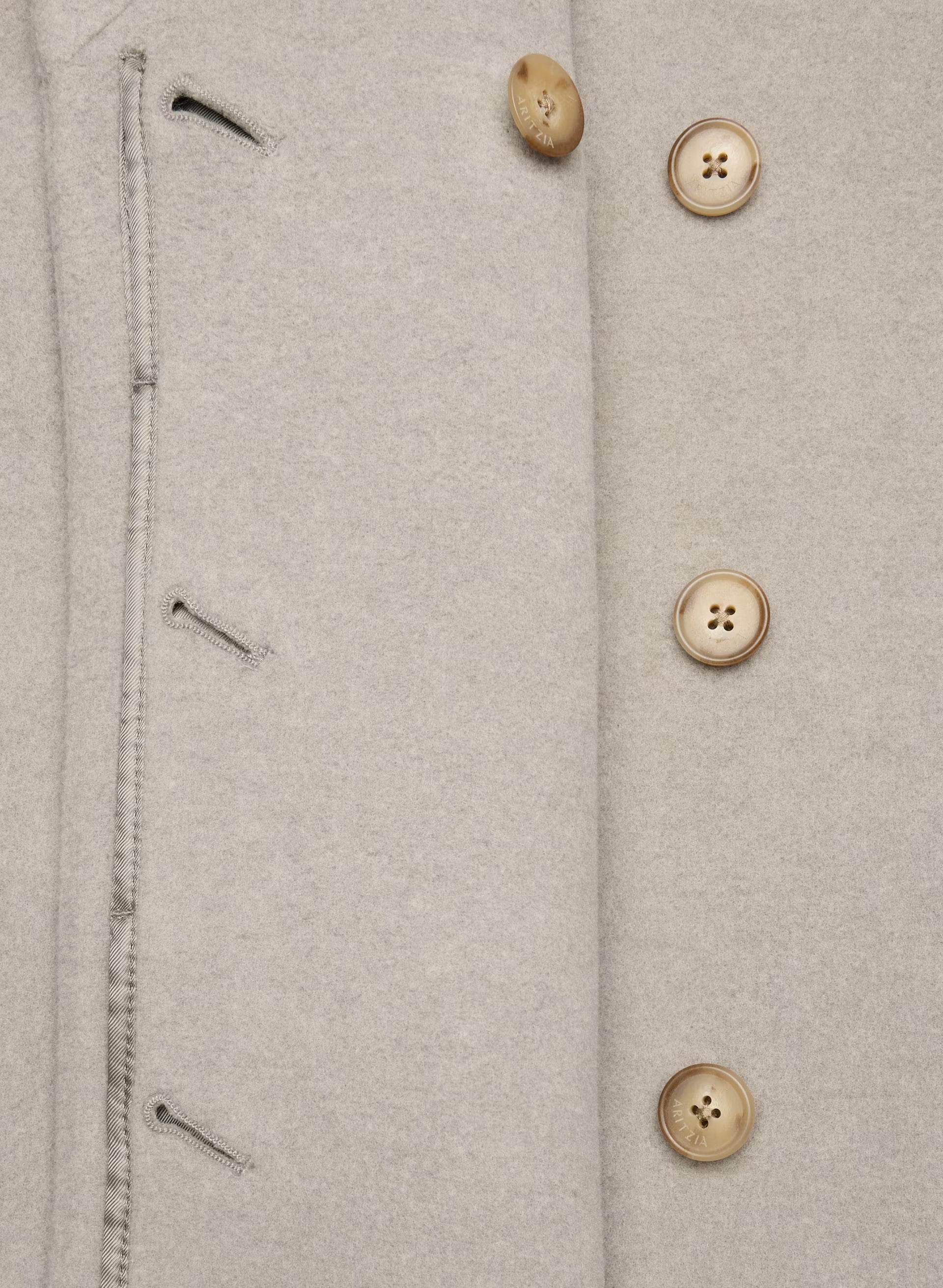 The Connor Coat - Soft Wool Cashmere - HEATHER WARM TAUPE